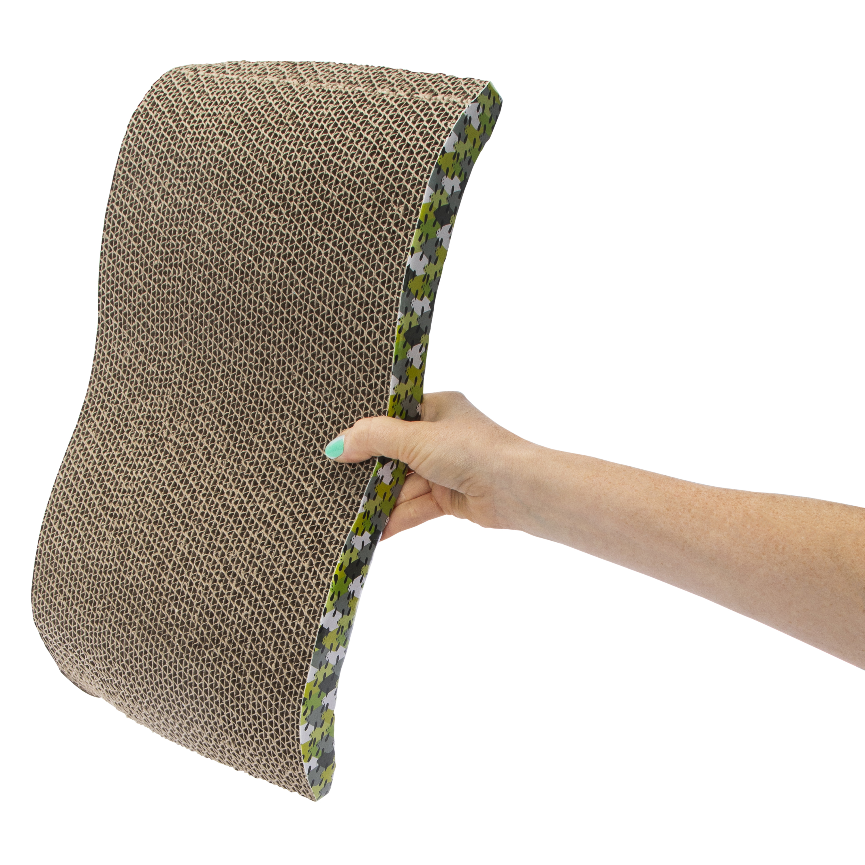 Wave Cat Scratcher With Catnip 17.75in x 9.5in