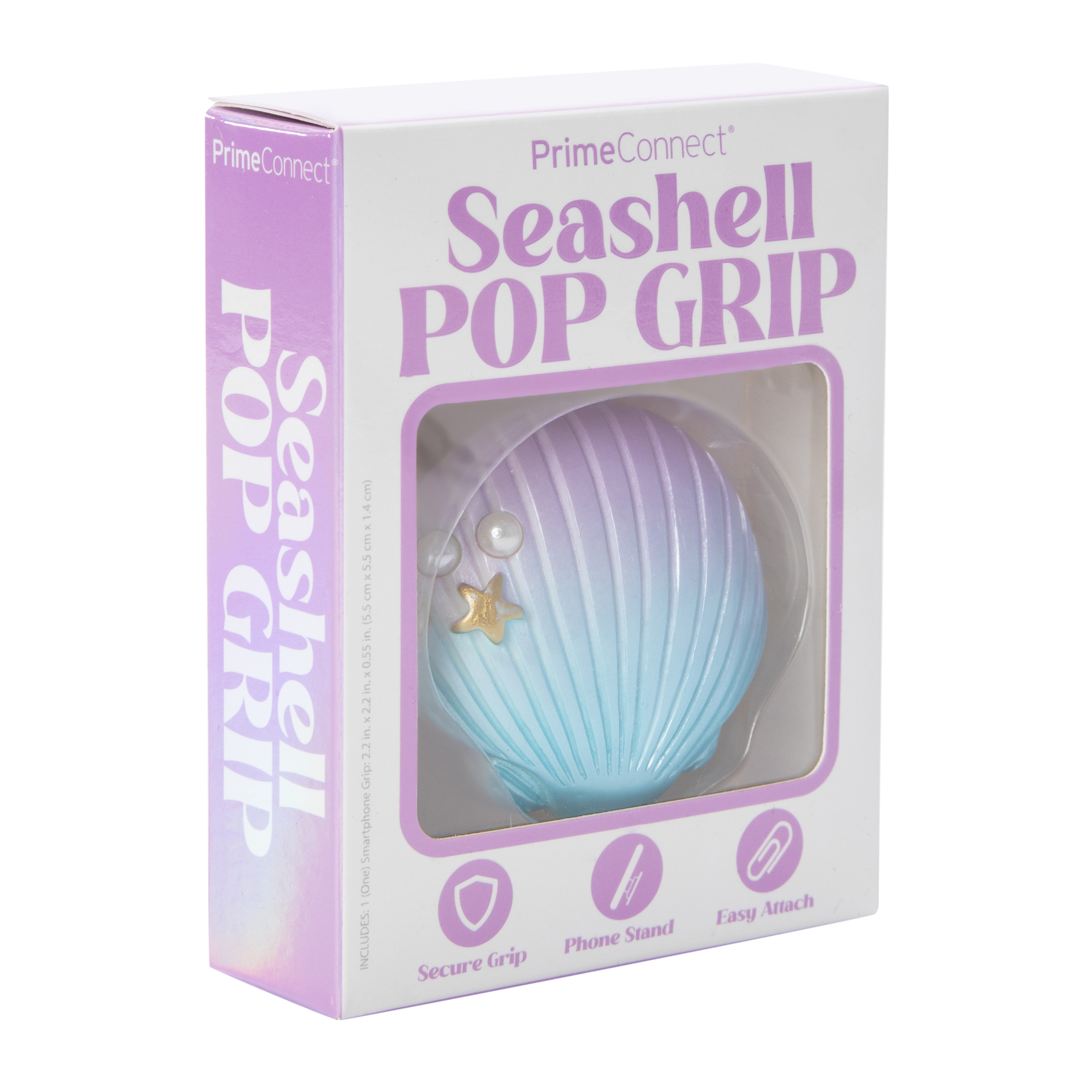 Seashell Pop Grip Phone Holder