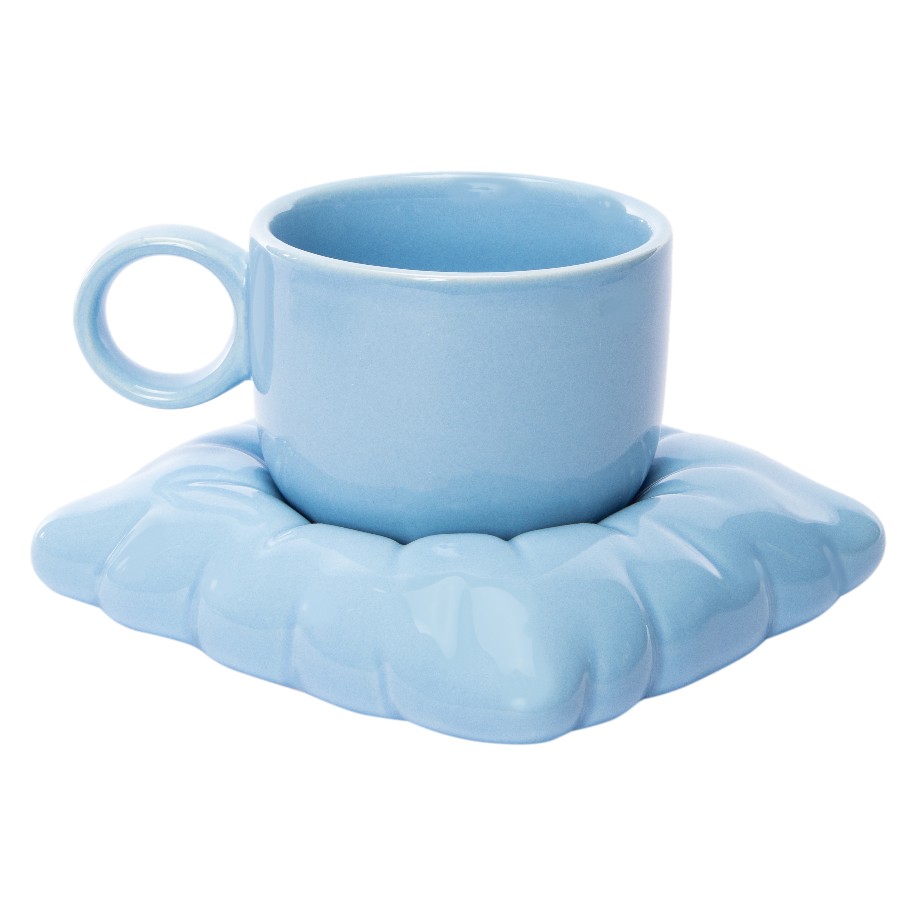 Pillow Saucer & Cup Set 10.4oz