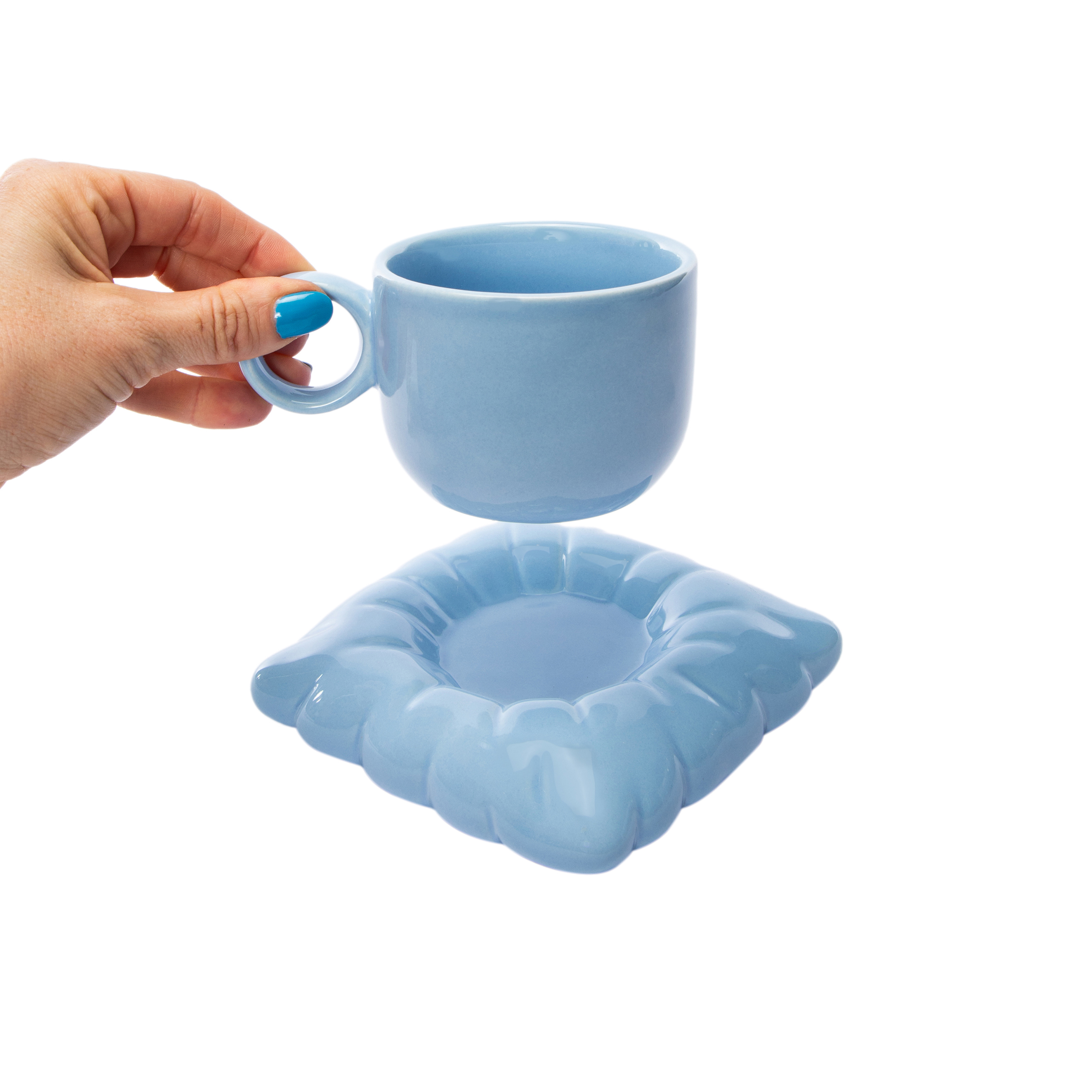 Pillow Saucer & Cup Set 10.4oz