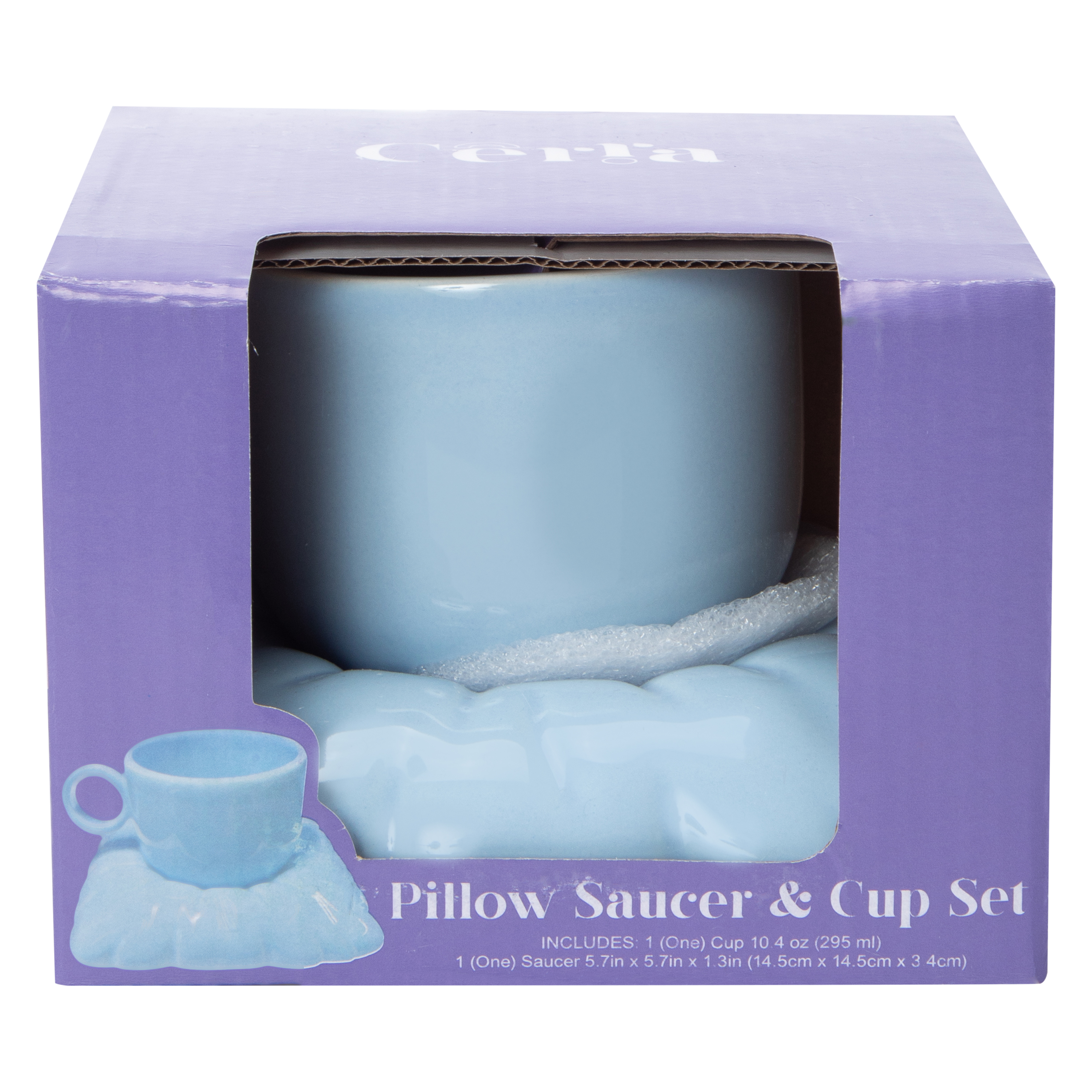 Pillow Saucer & Cup Set 10.4oz