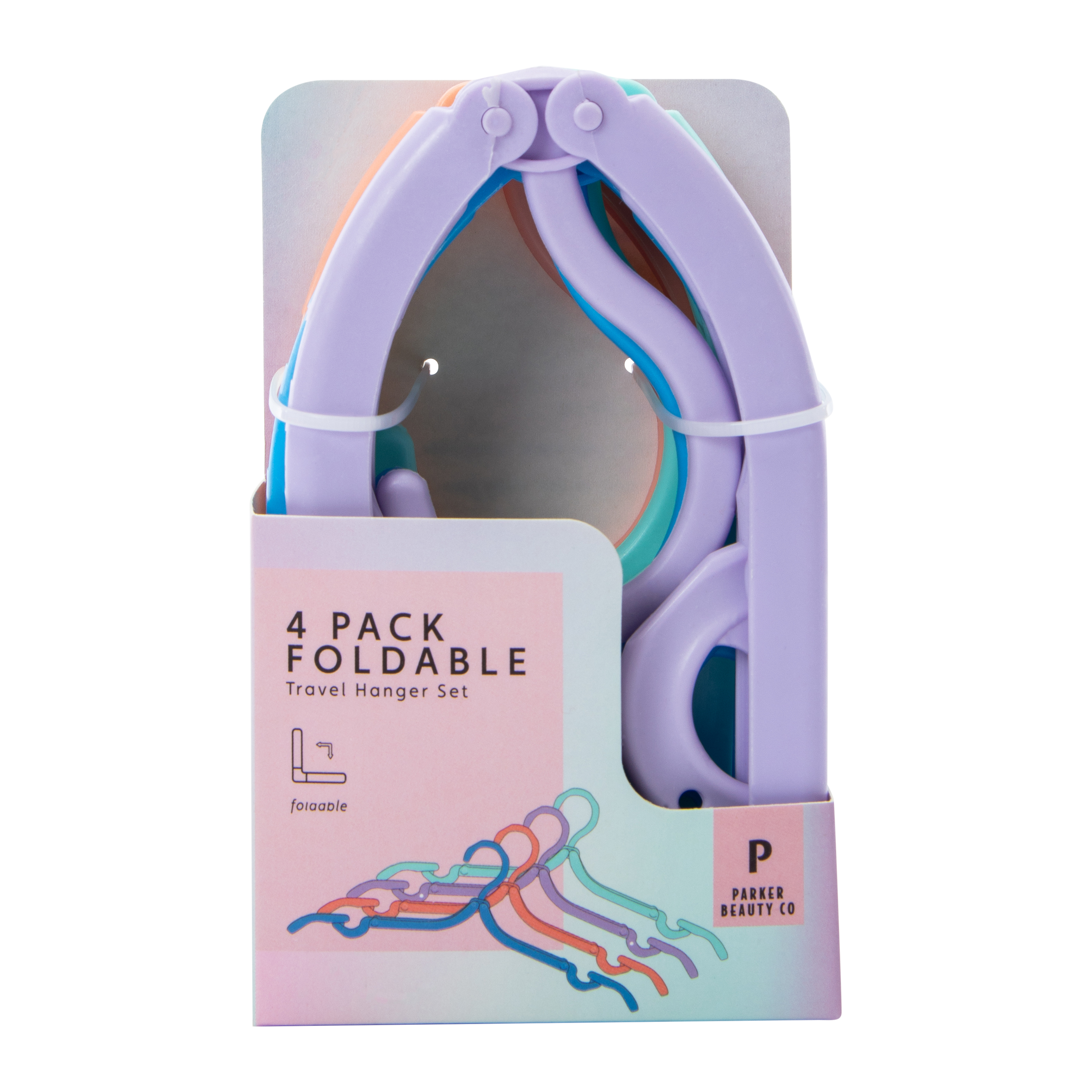 Foldable Travel Hanger Set 4-Count