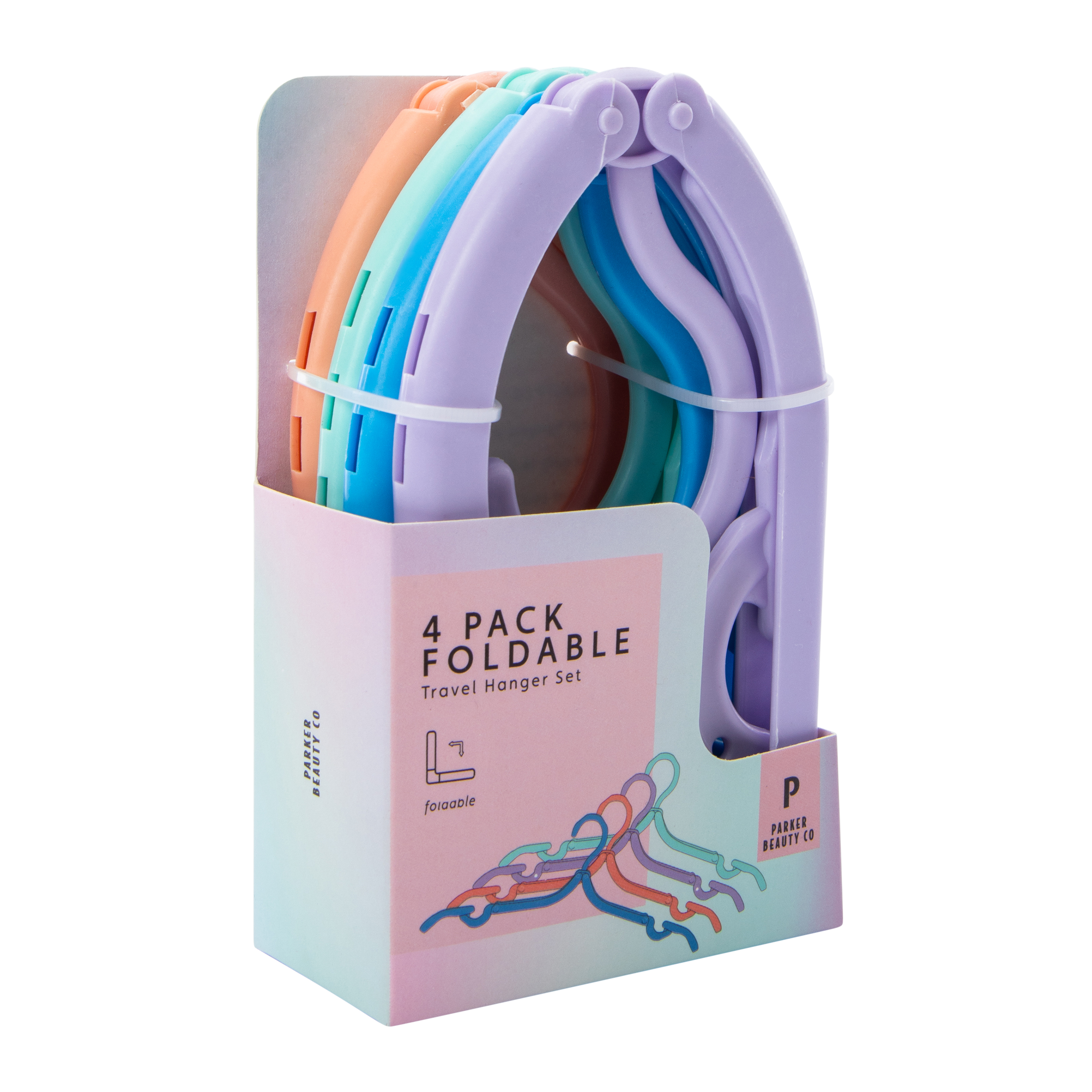 Foldable Travel Hanger Set 4-Count