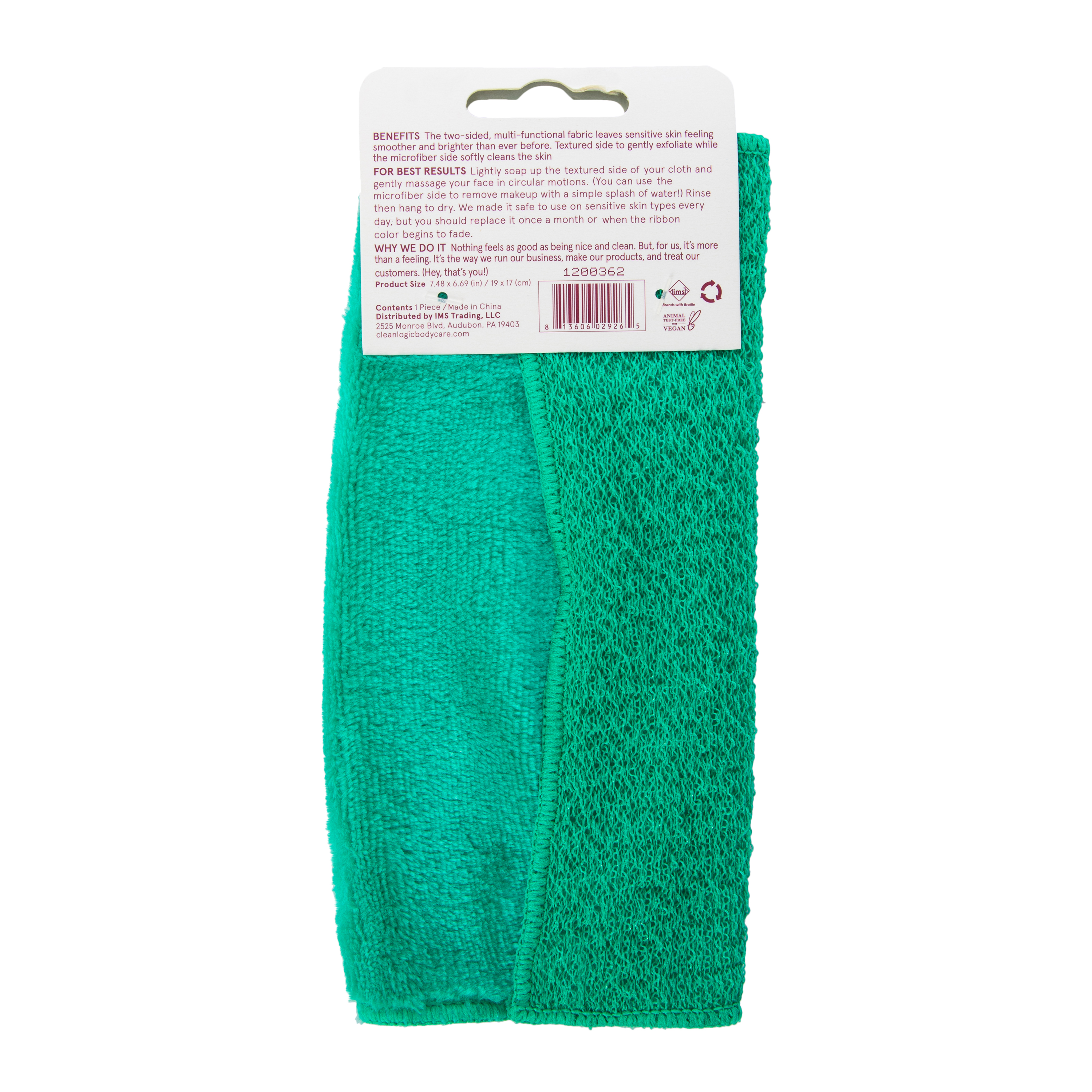 Cleanlogic® Dual-Texture Skin Facial Cloth