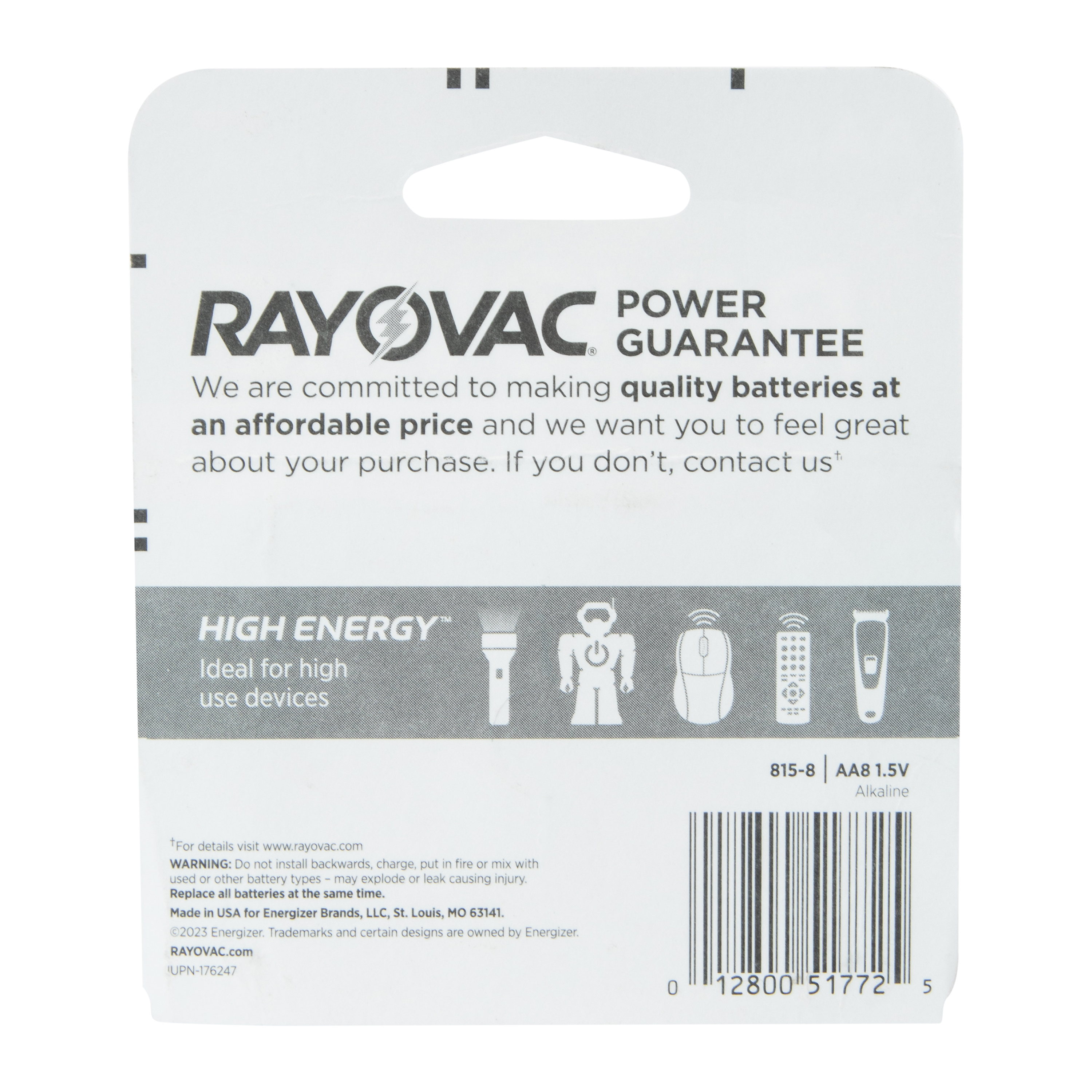 Rayovac® AA Batteries 4-Pack