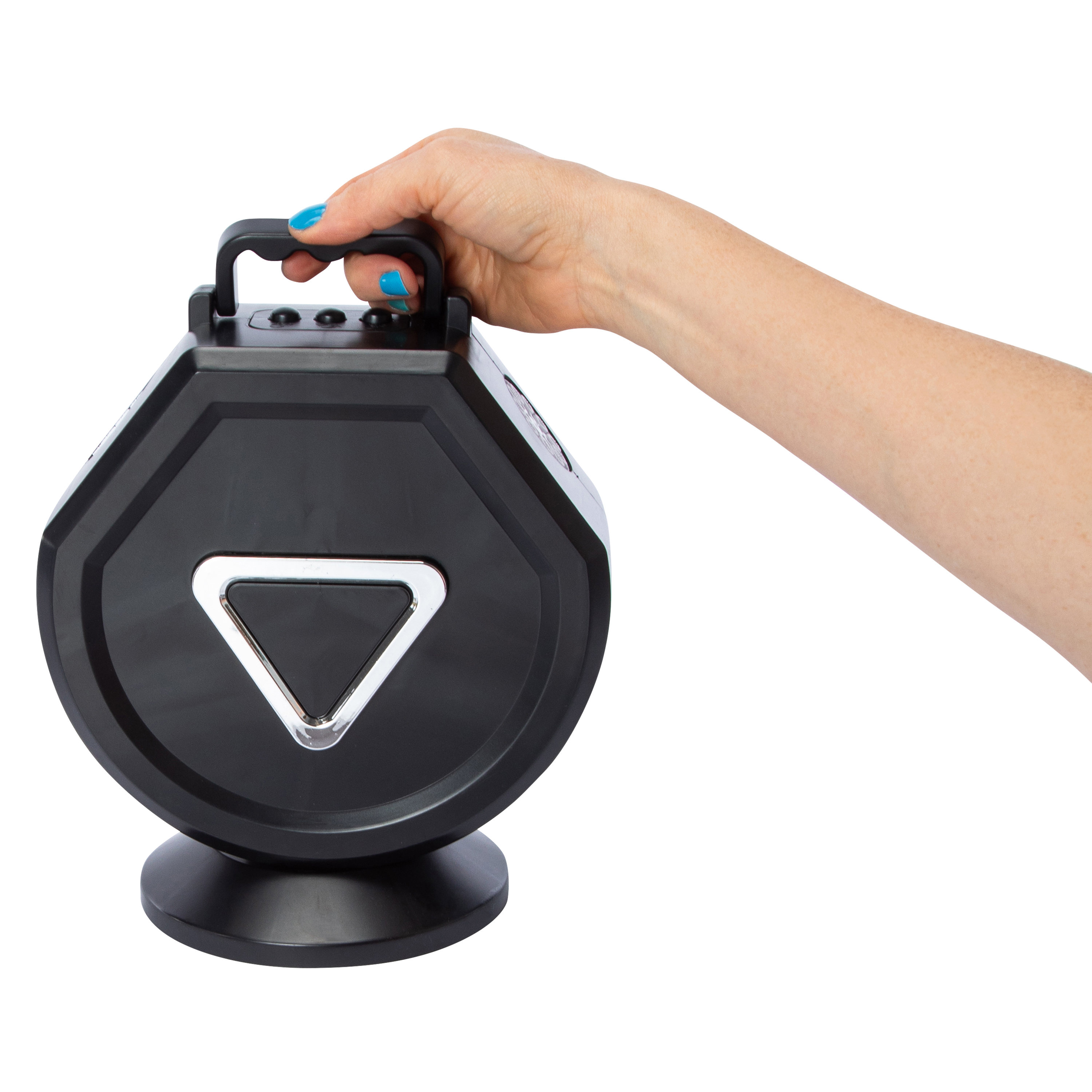 LED Rotating Bubble Machine With Solution 8.5in x 9.125in