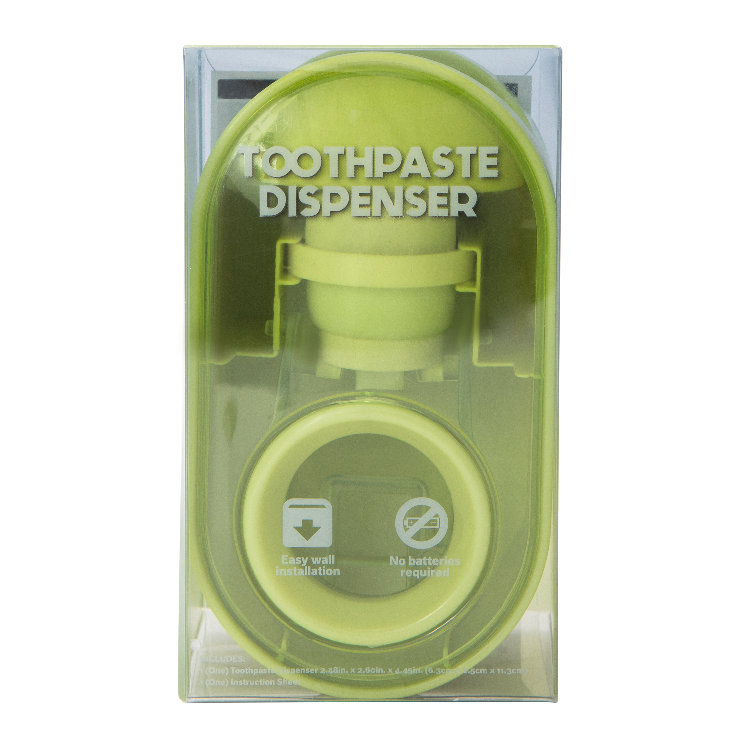 Wall Mount Toothpaste Dispenser 2.60in x 4.45in