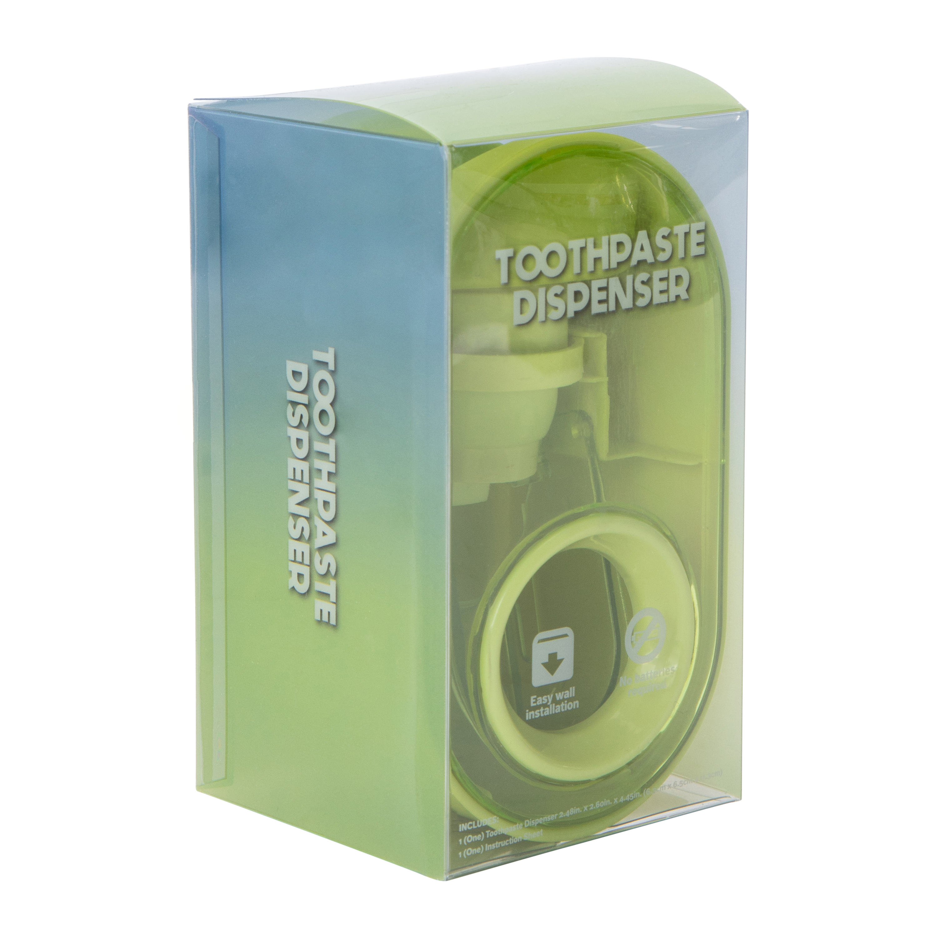 Wall Mount Toothpaste Dispenser 2.60in x 4.45in