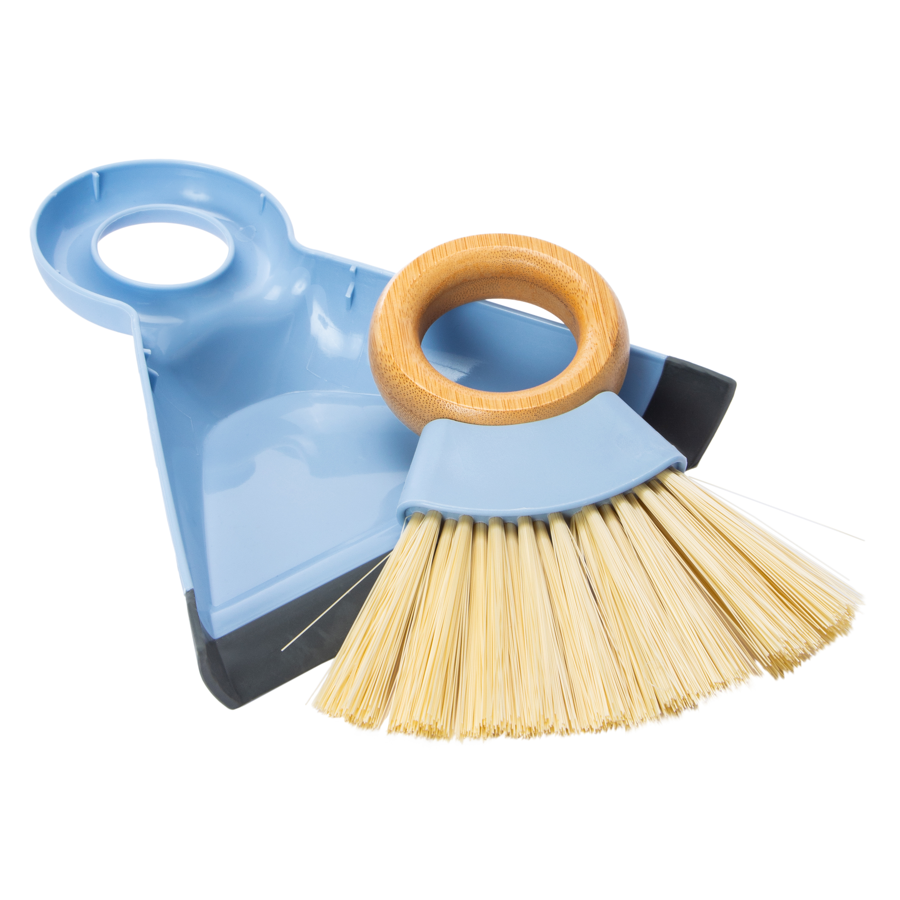 Circle-Handle Broom & Dustpan Set