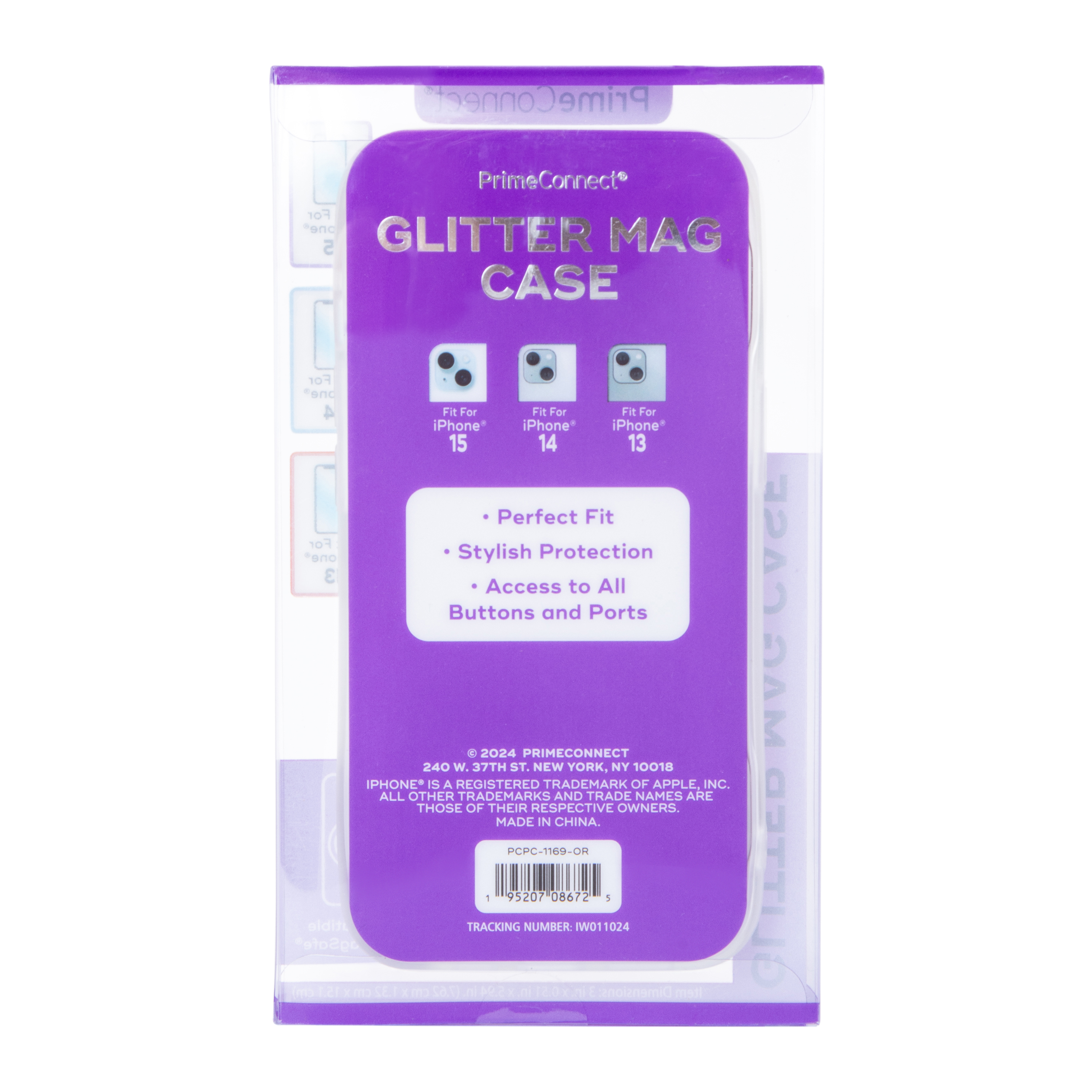 iPhone 15®/14® Glitter Phone Case, MagSafe® Compatible