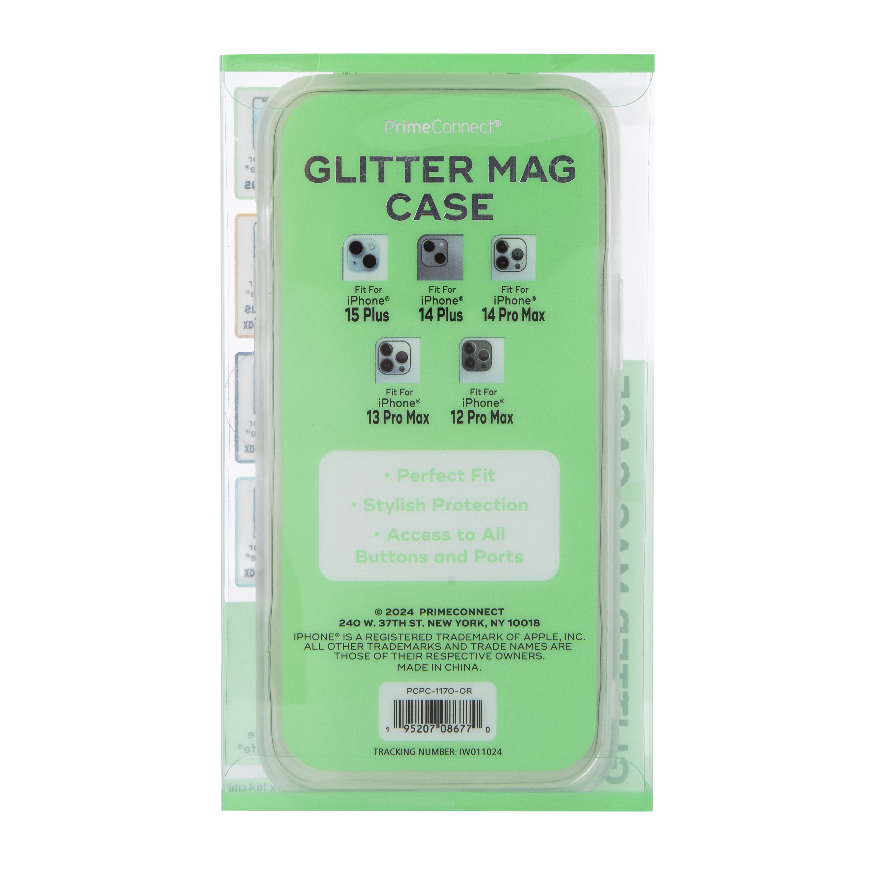 iPhone 15 Plus® Glitter Mag Phone Case Compatible With MagSafe®