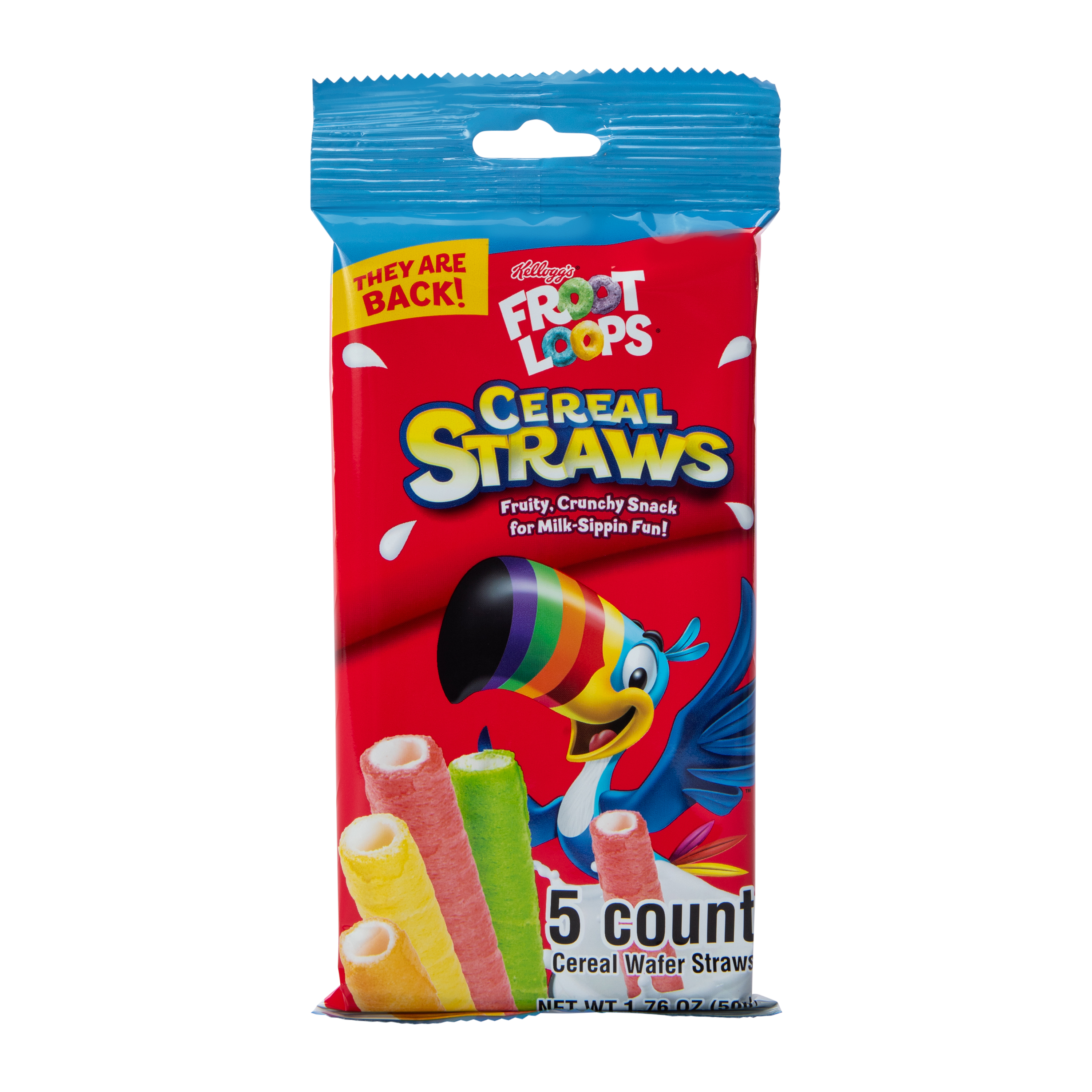 Kellogg's® Froot Loops® Cereal Wafer Straws 5-Count