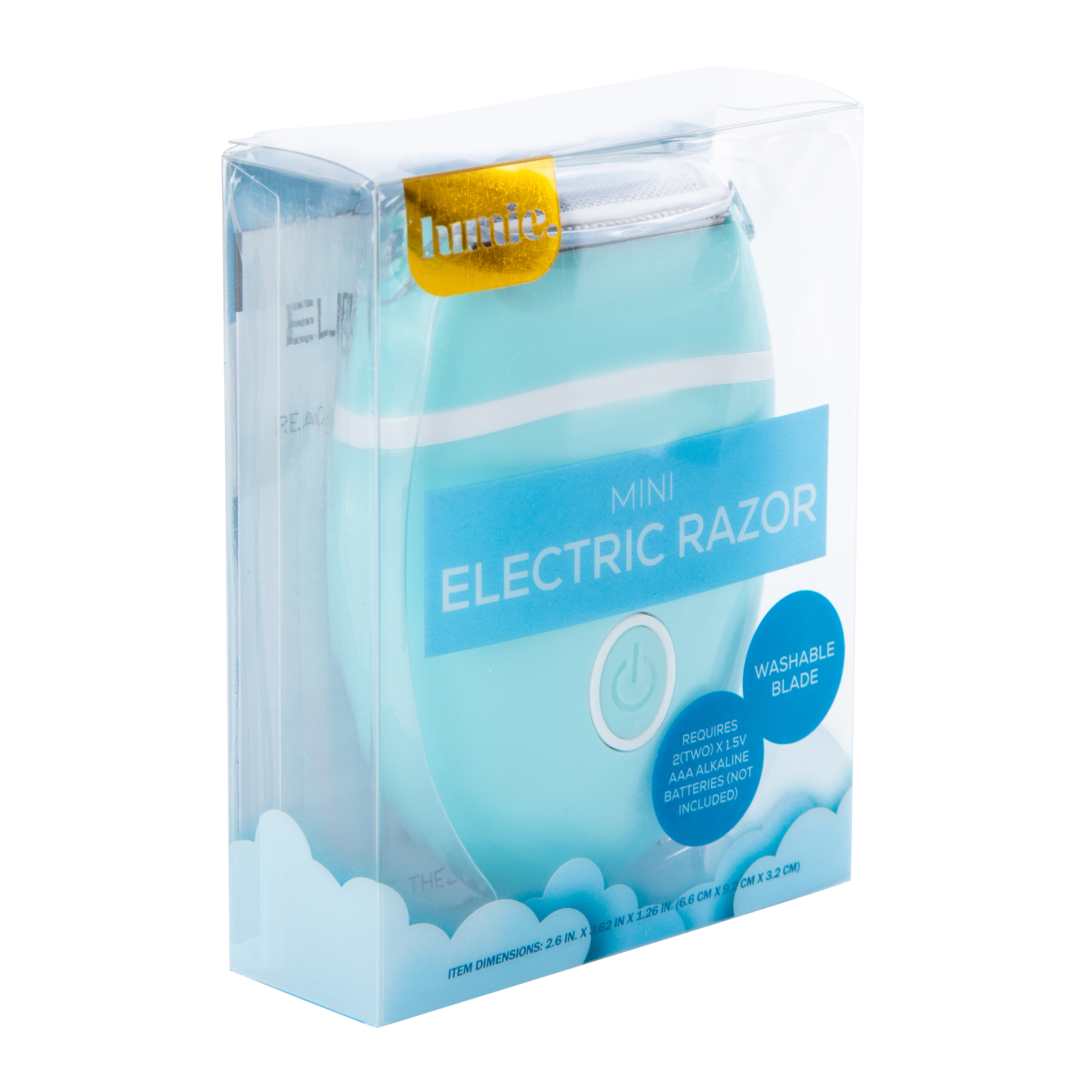 Mini Electric Razor 2.6in x 2.62in