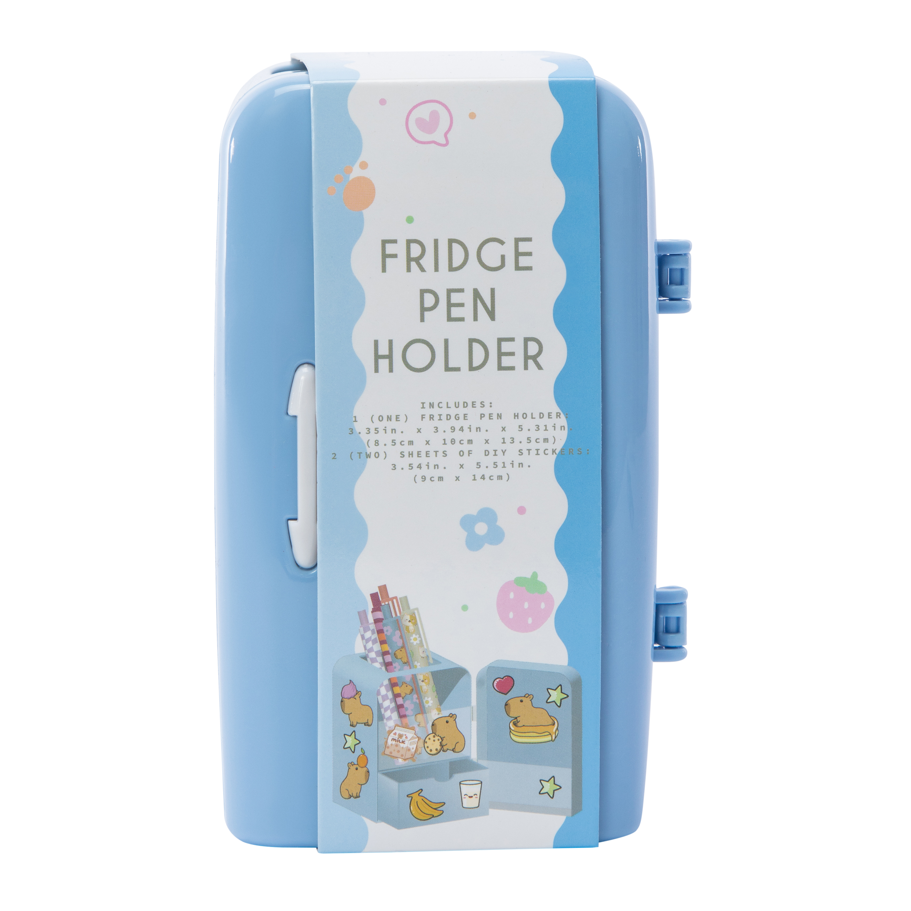 Fridge Pen Holder With Stickers 3.94in x 5.31in