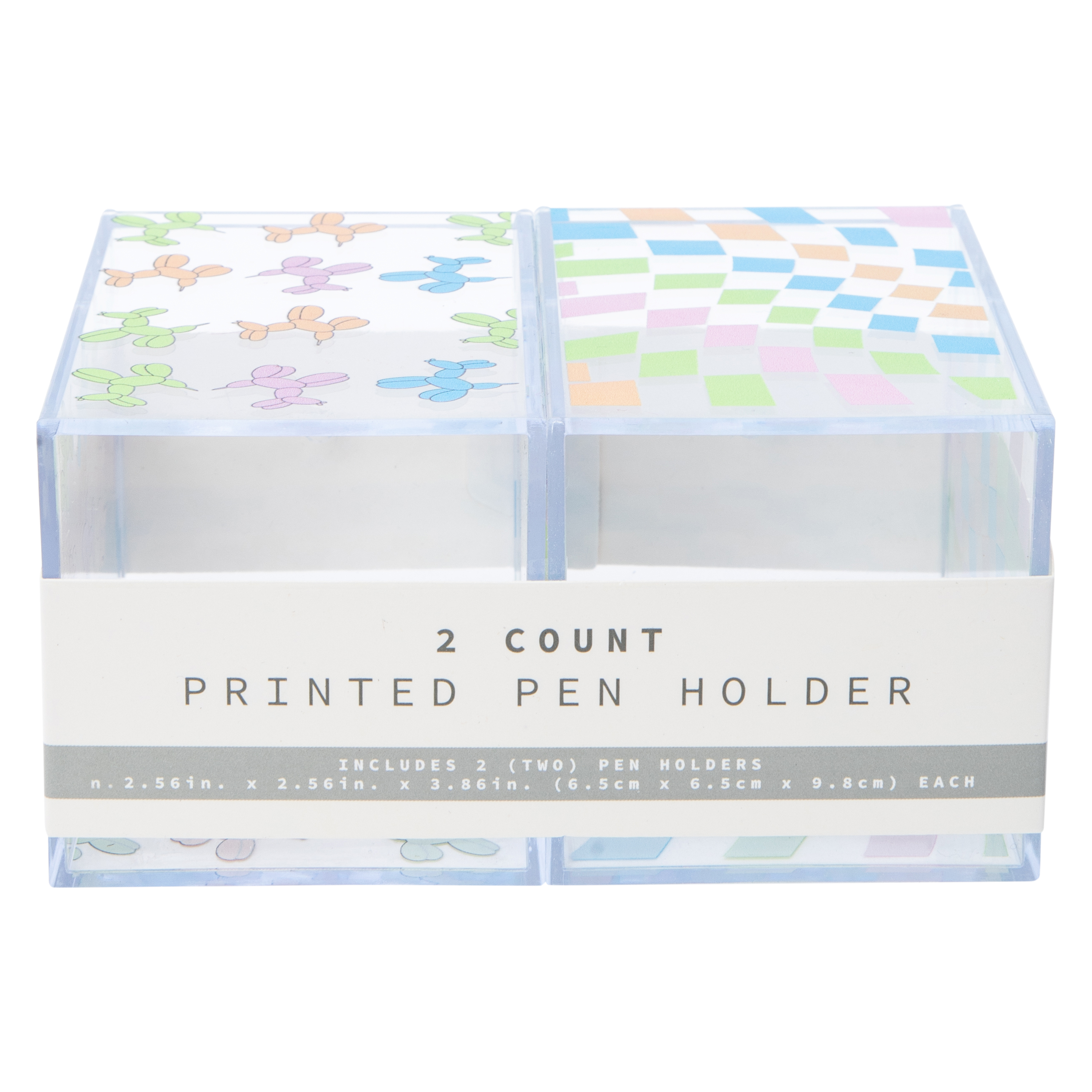 Novelty Printed Pen Holder 2-Count