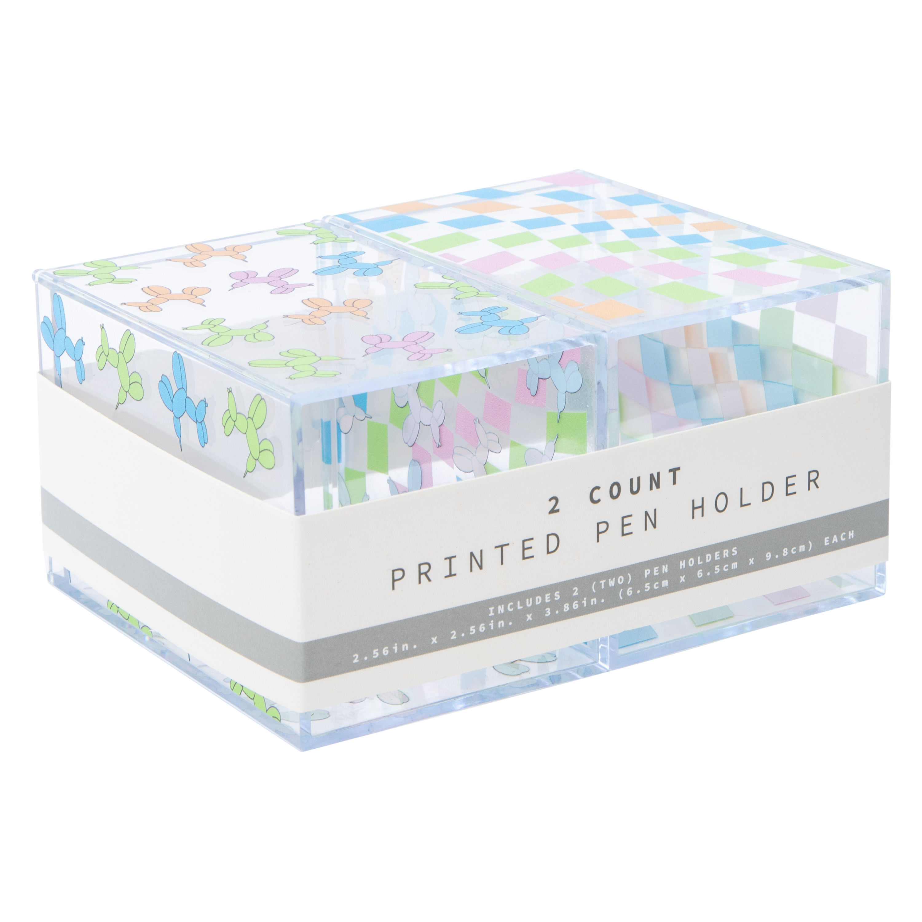 Novelty Printed Pen Holder 2-Count