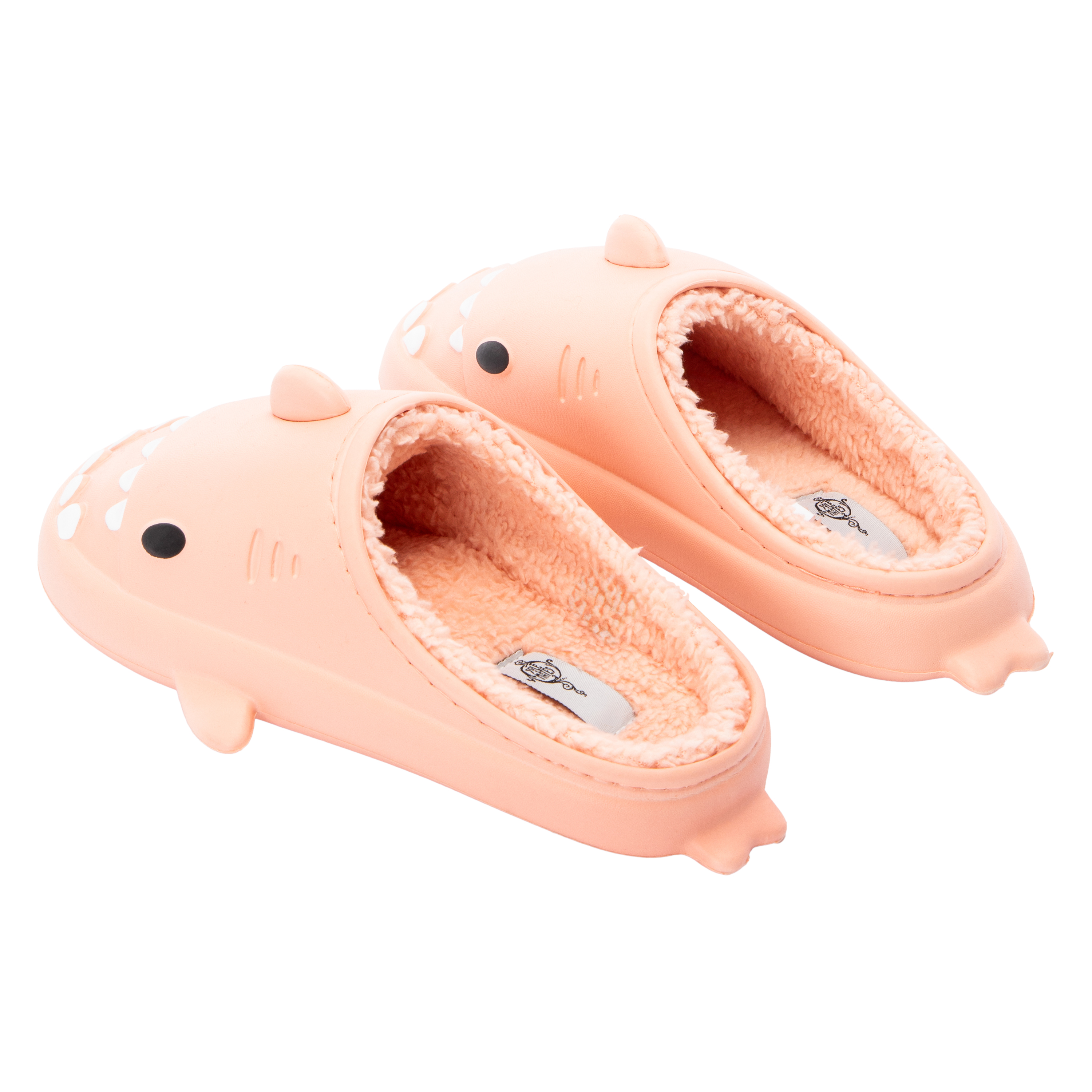 Ladies Fur-Lined Kawaii Shark Clogs