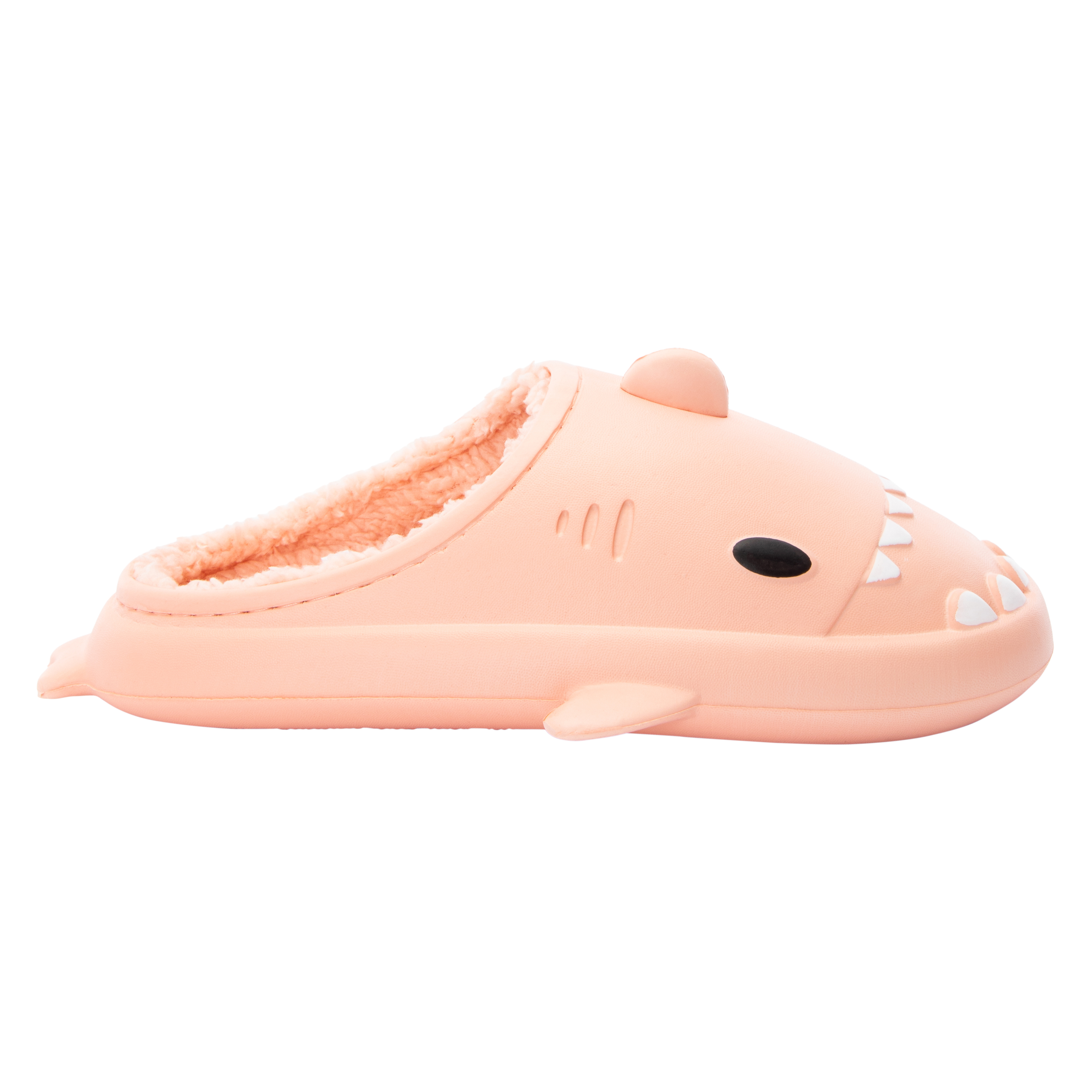 Ladies Fur-Lined Kawaii Shark Clogs