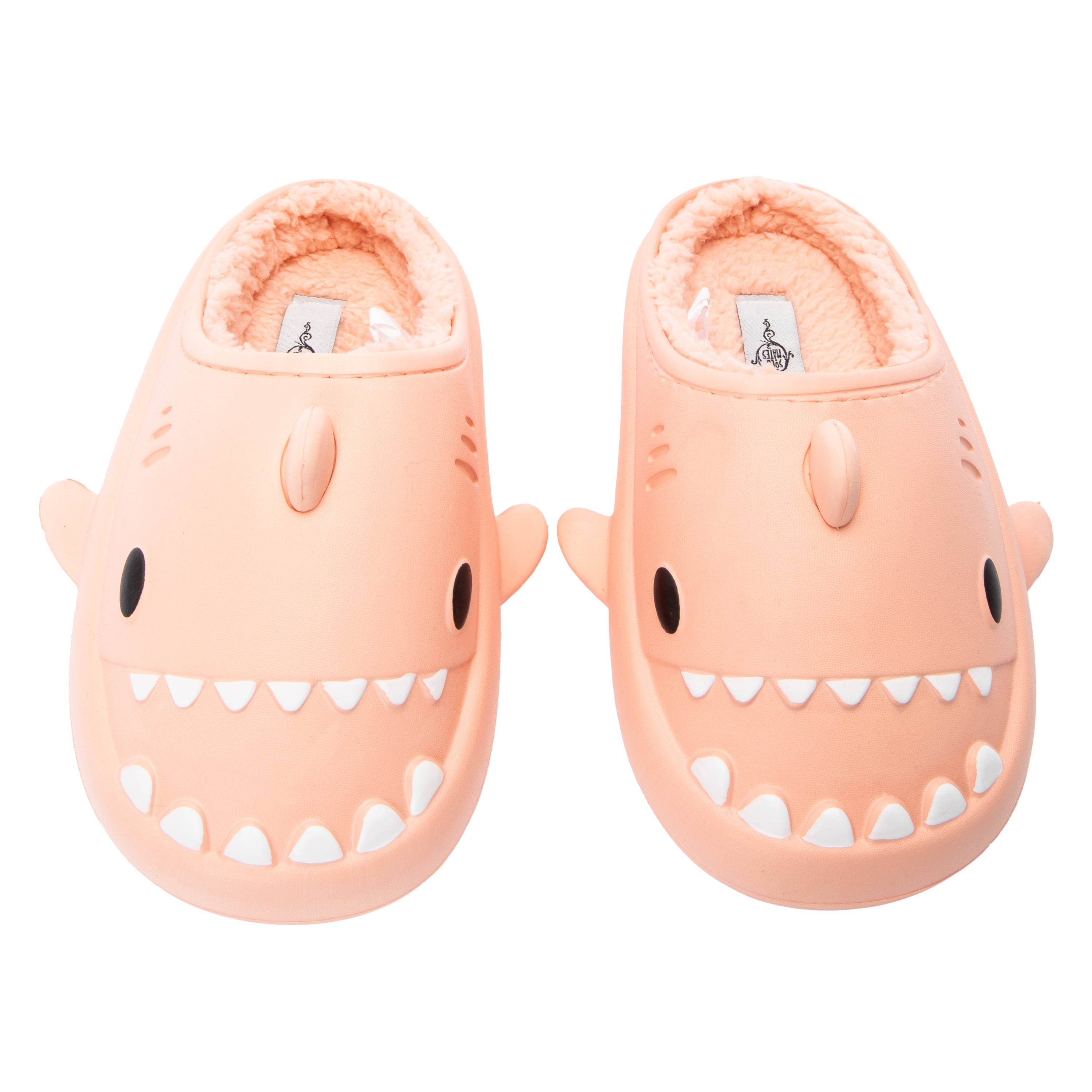 Ladies Fur-Lined Kawaii Shark Clogs
