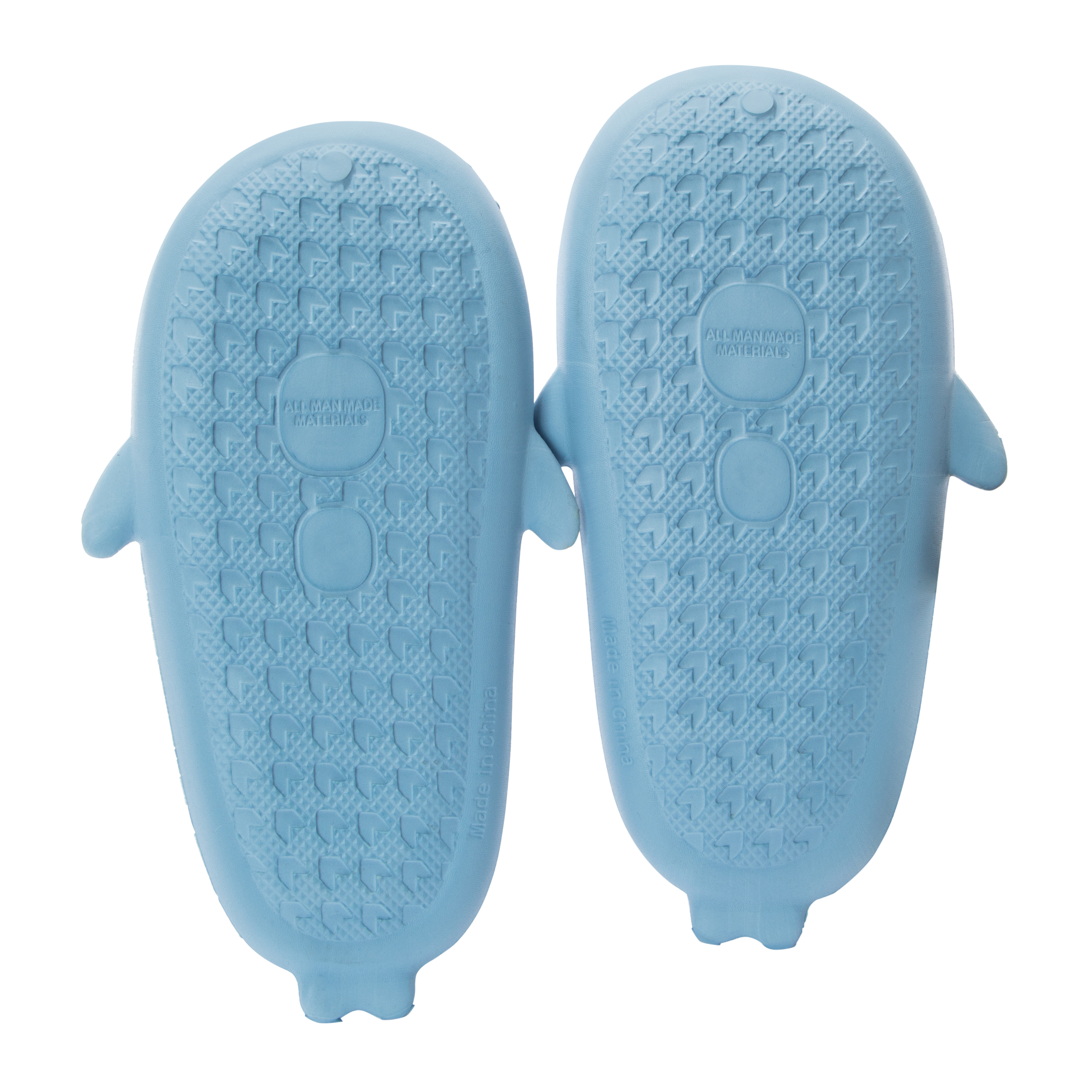 Ladies Fur-Lined Kawaii Shark Clogs