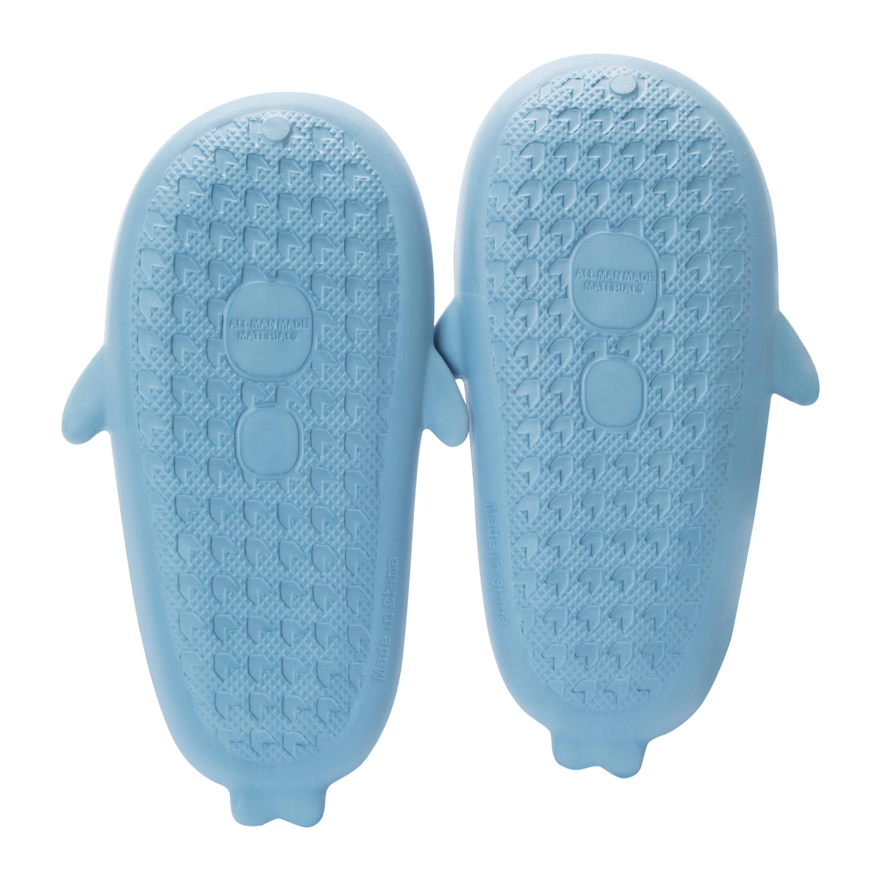 Ladies Fur-Lined Kawaii Shark Clogs