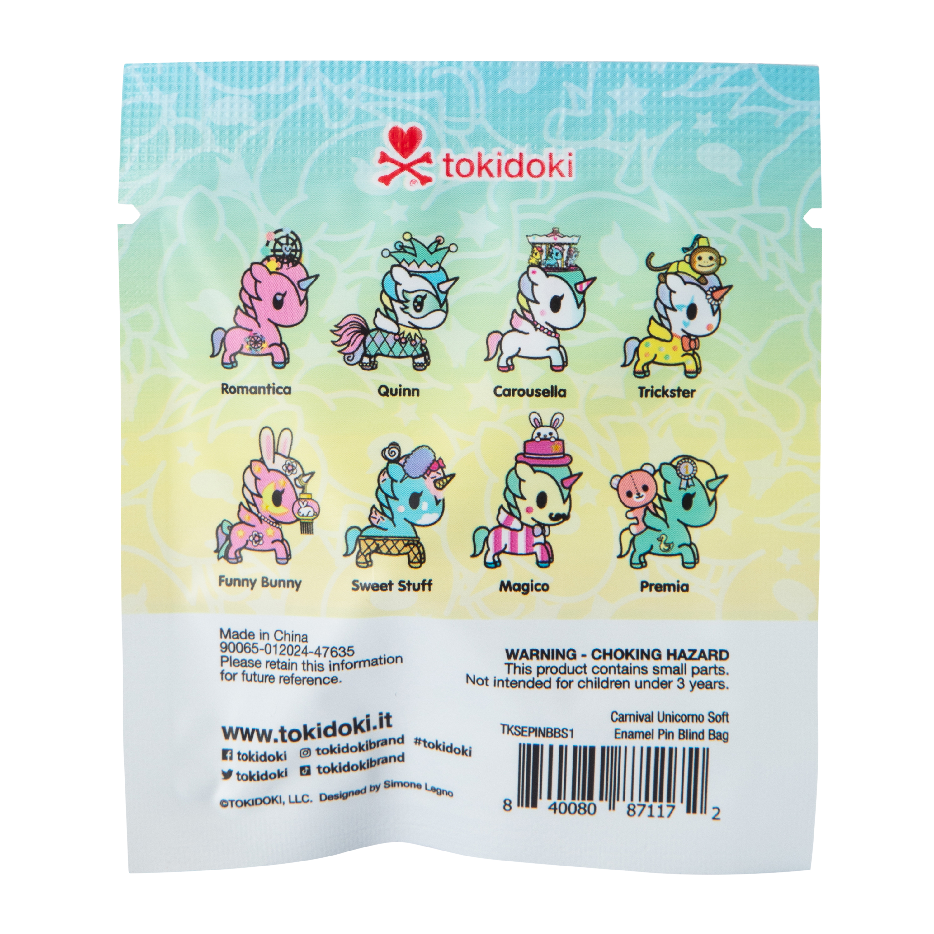 Tokidoki Unicorno™ Collectible Enamel Pin Blind Bag