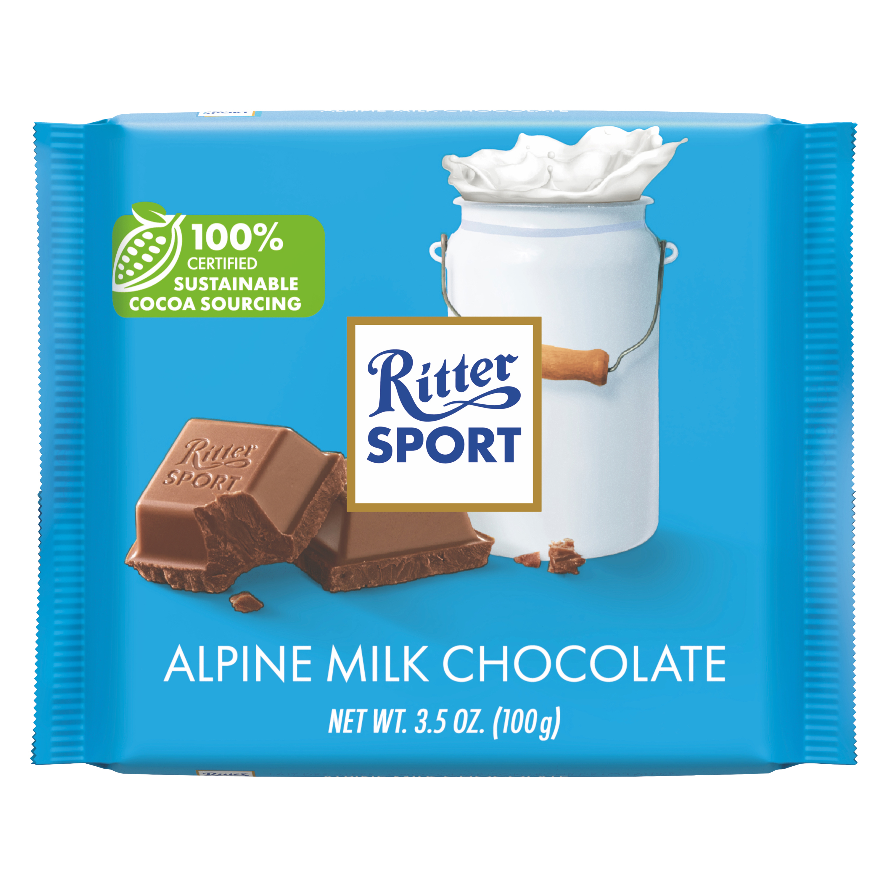 Ritter Sport Alpine Milk Chocolate 3.5oz
