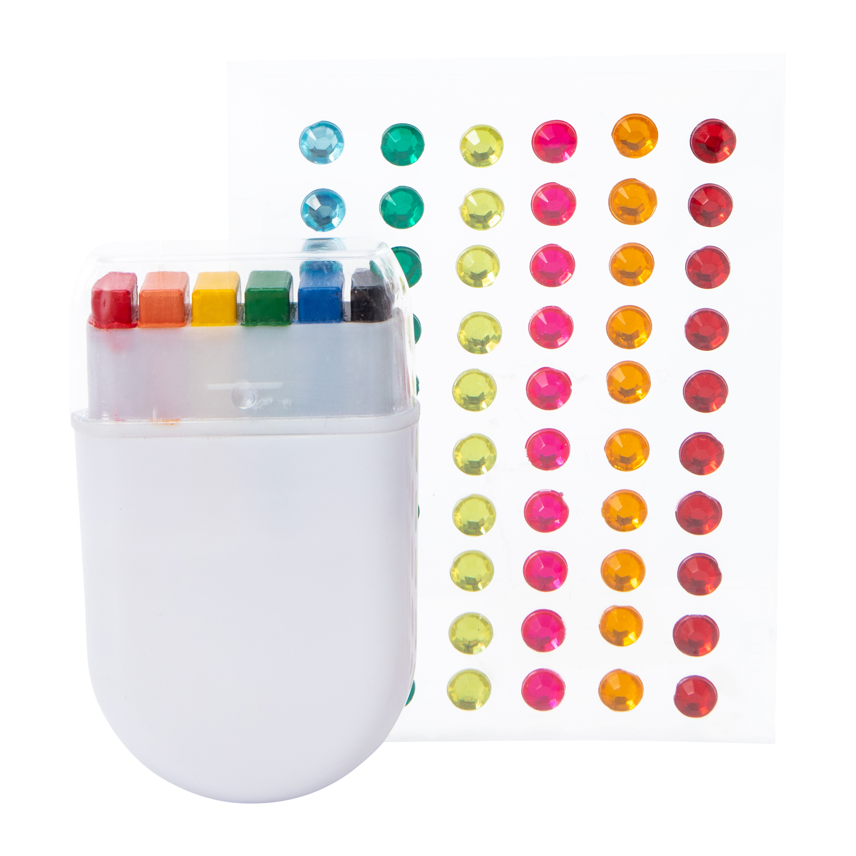 Rainbow Makeup Stick With Gems 0.28oz