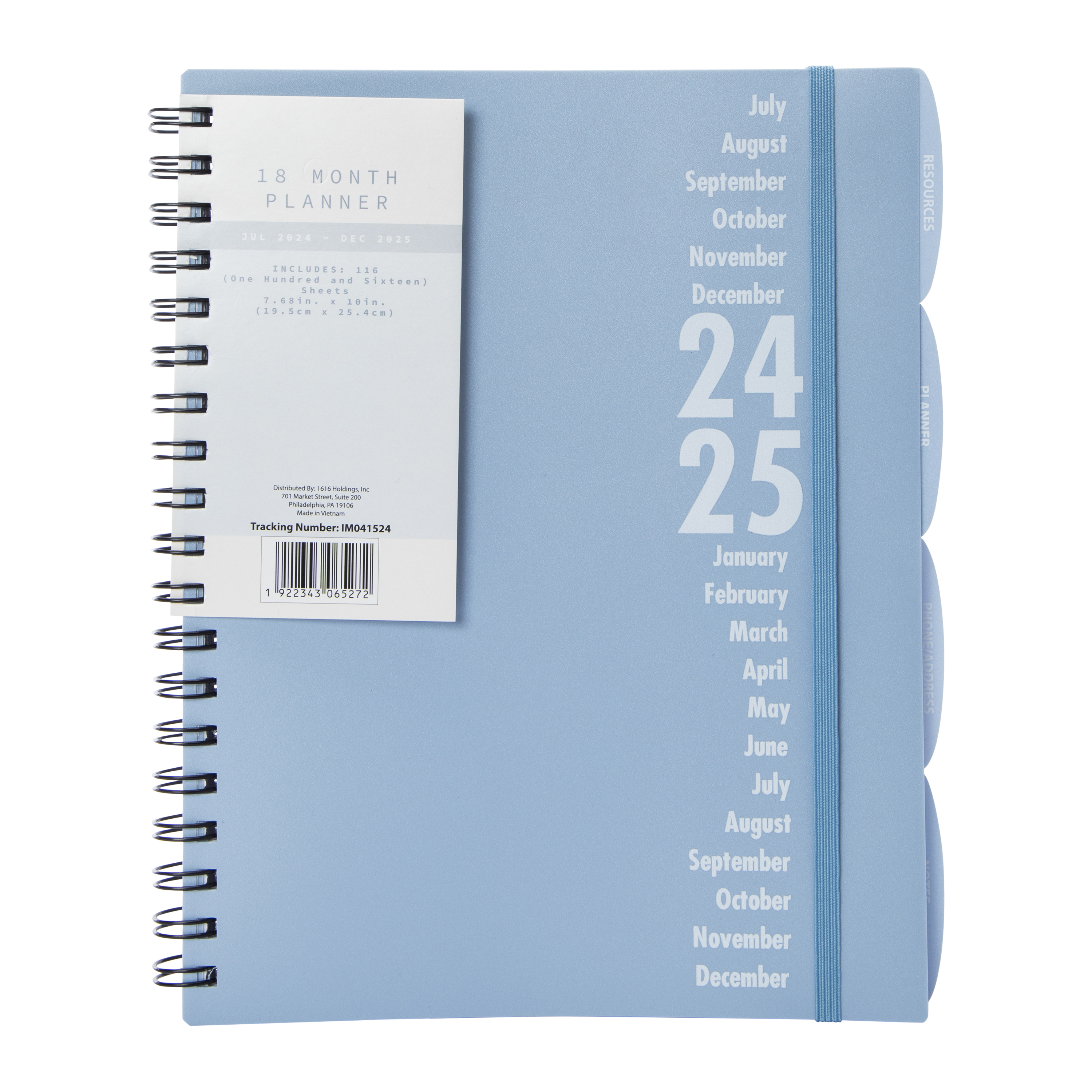 18-Month 2024-2025 Student Planner 7.68in x 10in