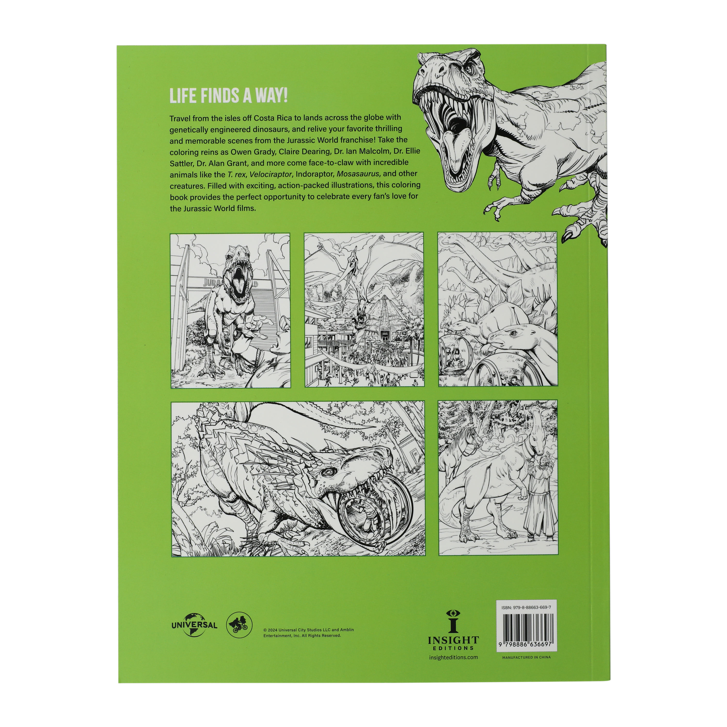 Jurassic Park™ The Official Coloring Book | Five Below