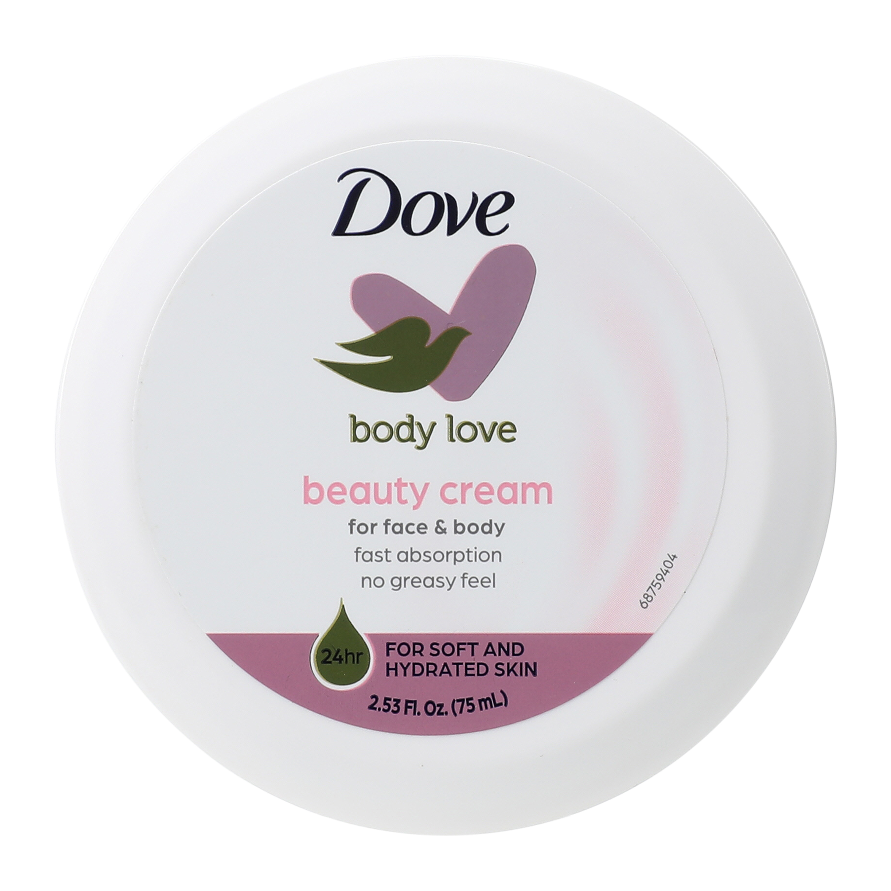 Dove® Travel Size Face & Body Beauty Cream 2.53oz