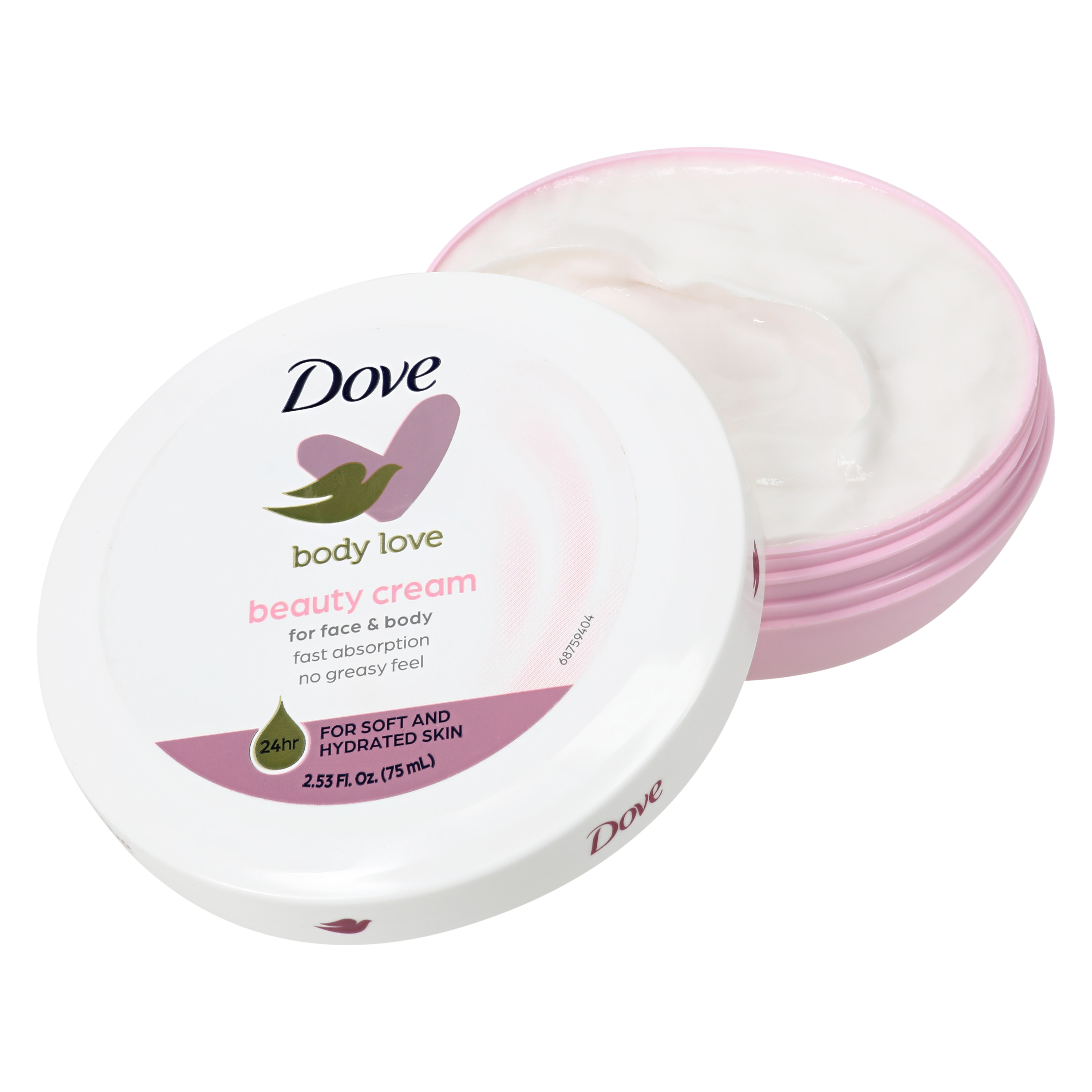 Dove® Travel Size Face & Body Beauty Cream 2.53oz