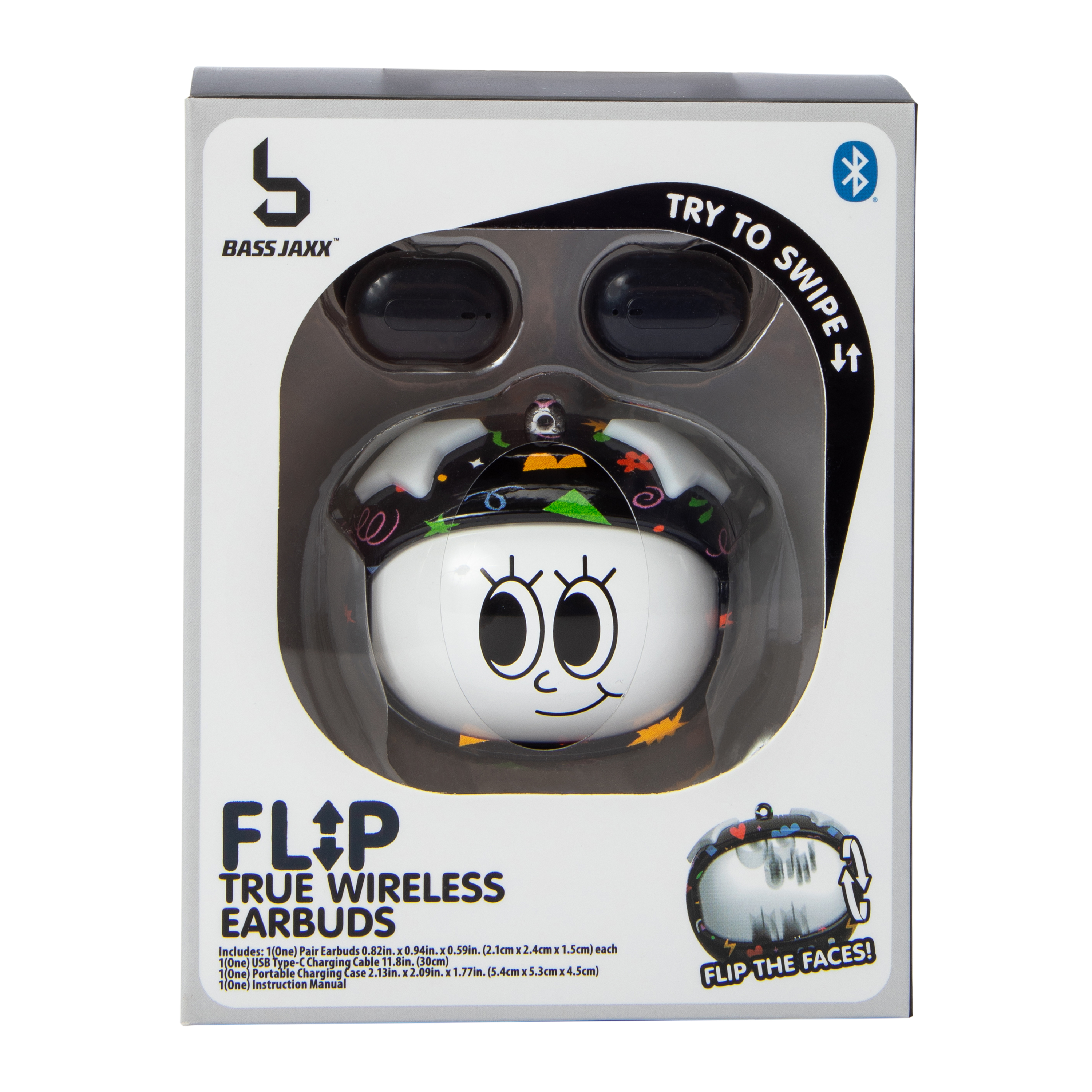 Flip True Wireless Bluetooth® Earbuds With Mic