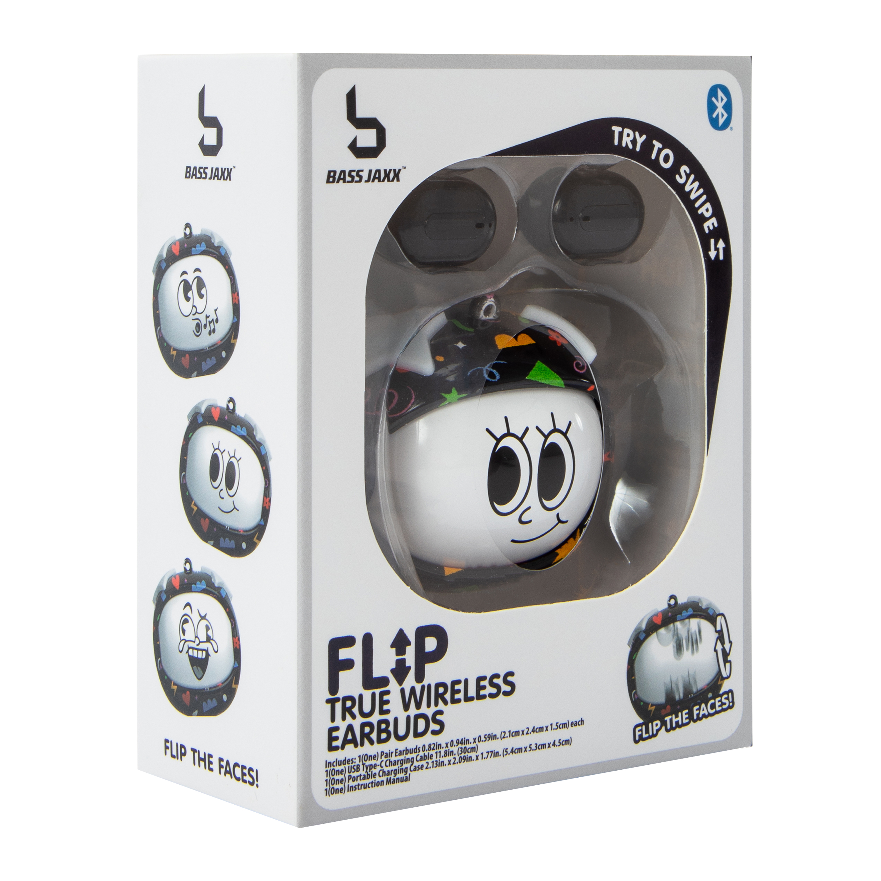 Flip True Wireless Bluetooth® Earbuds With Mic