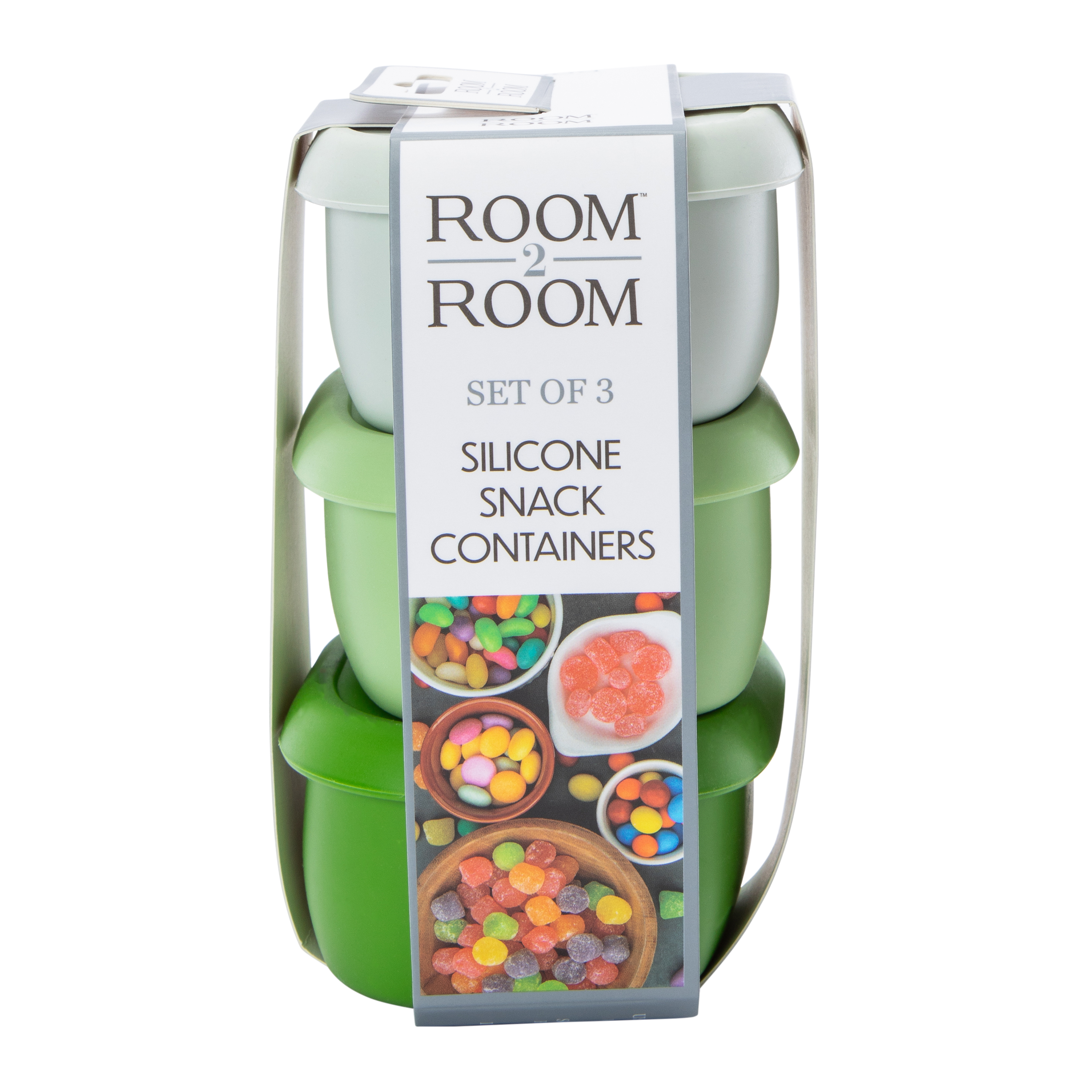 Silicone Snack Containers 3-Count