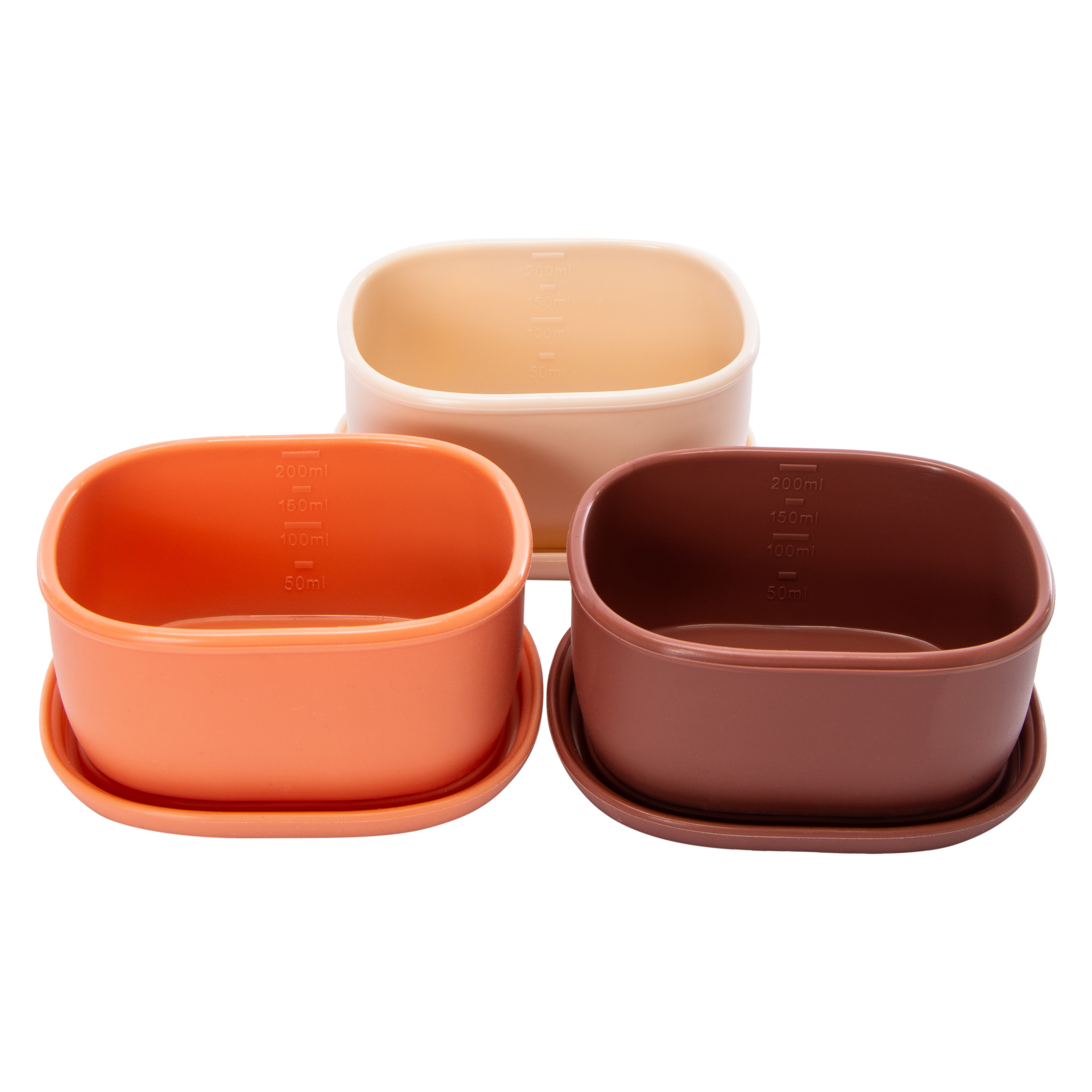 Silicone Snack Containers 3-Count