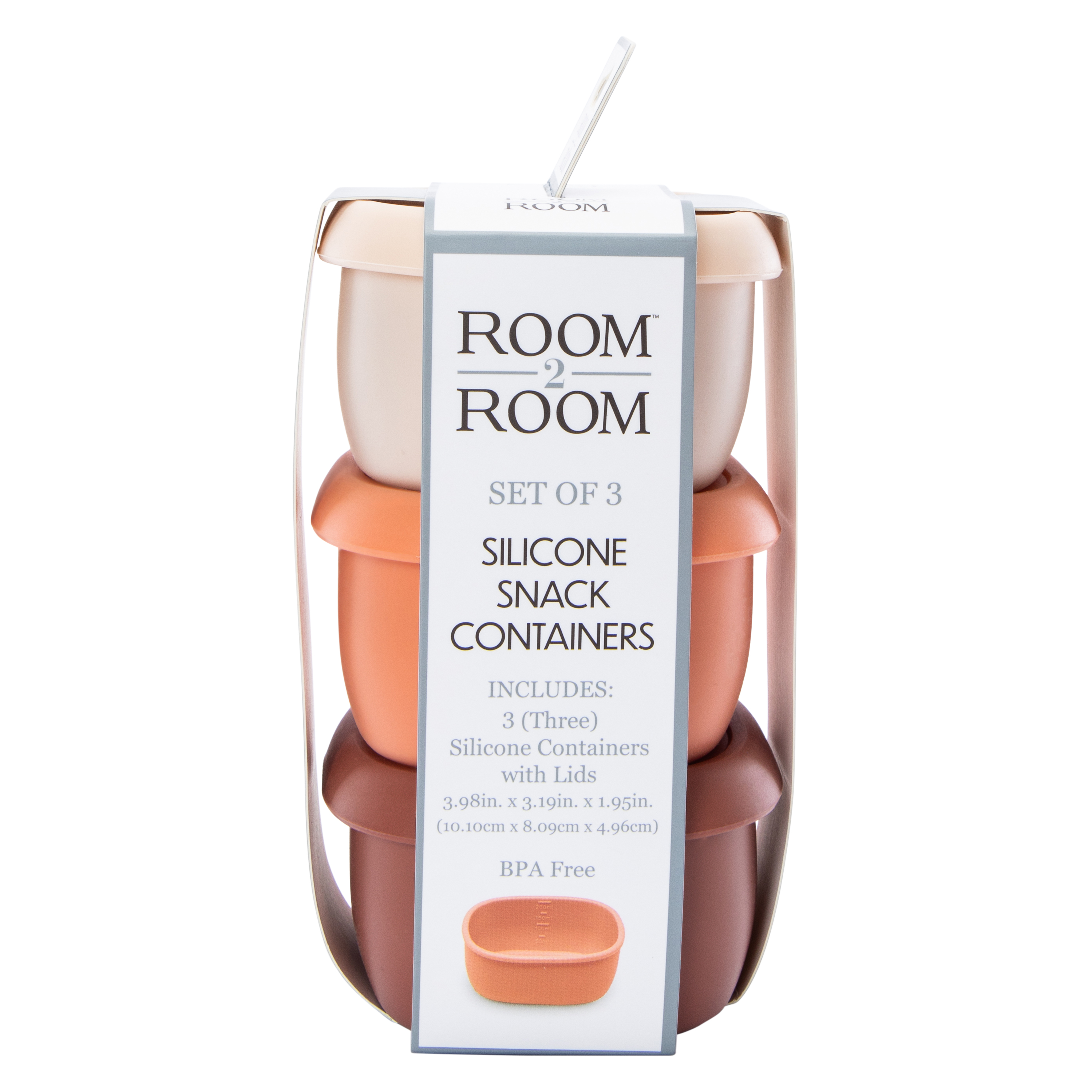 Silicone Snack Containers 3-Count