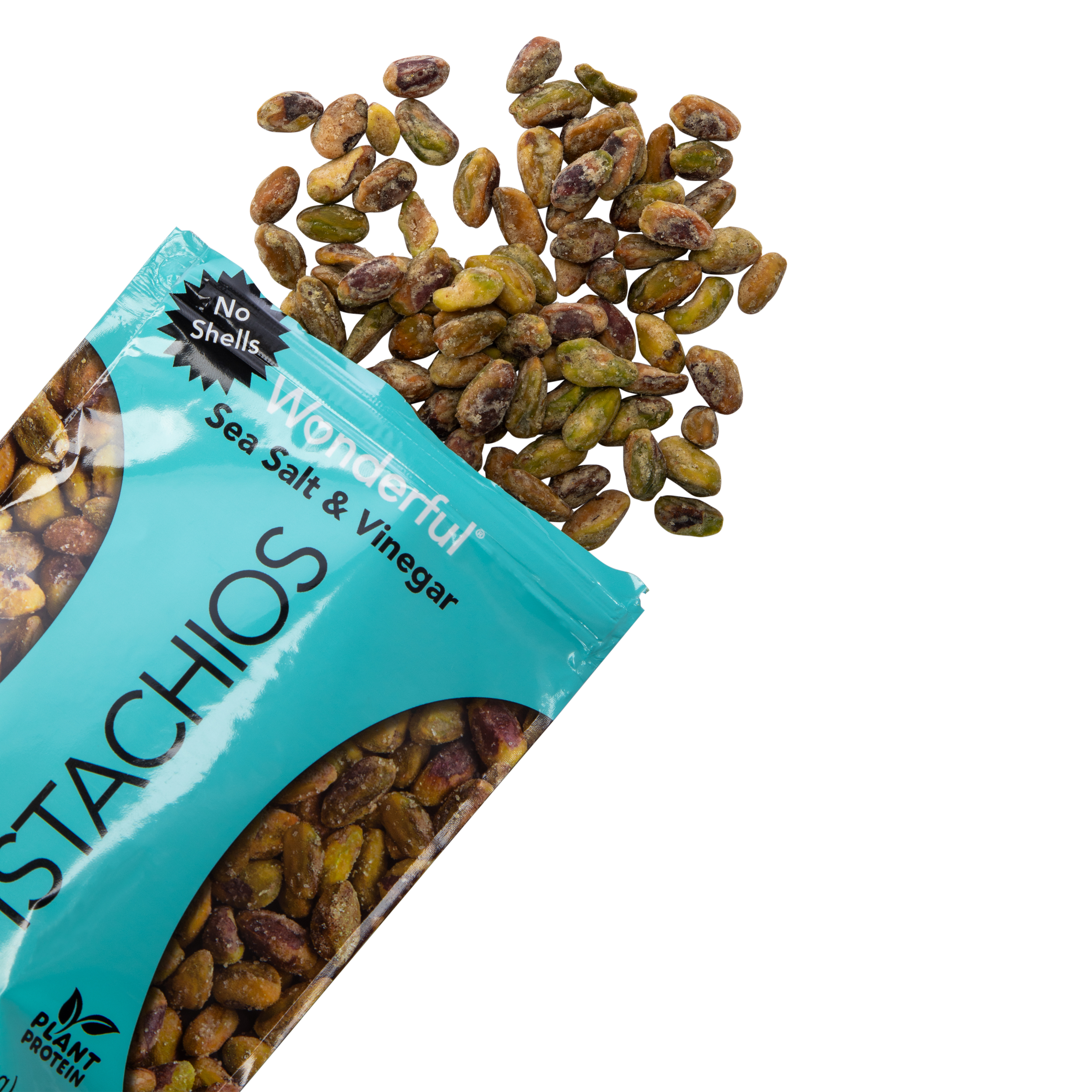 Wonderful® Sea Salt & Vinegar Pistachios, No Shells 3.75oz