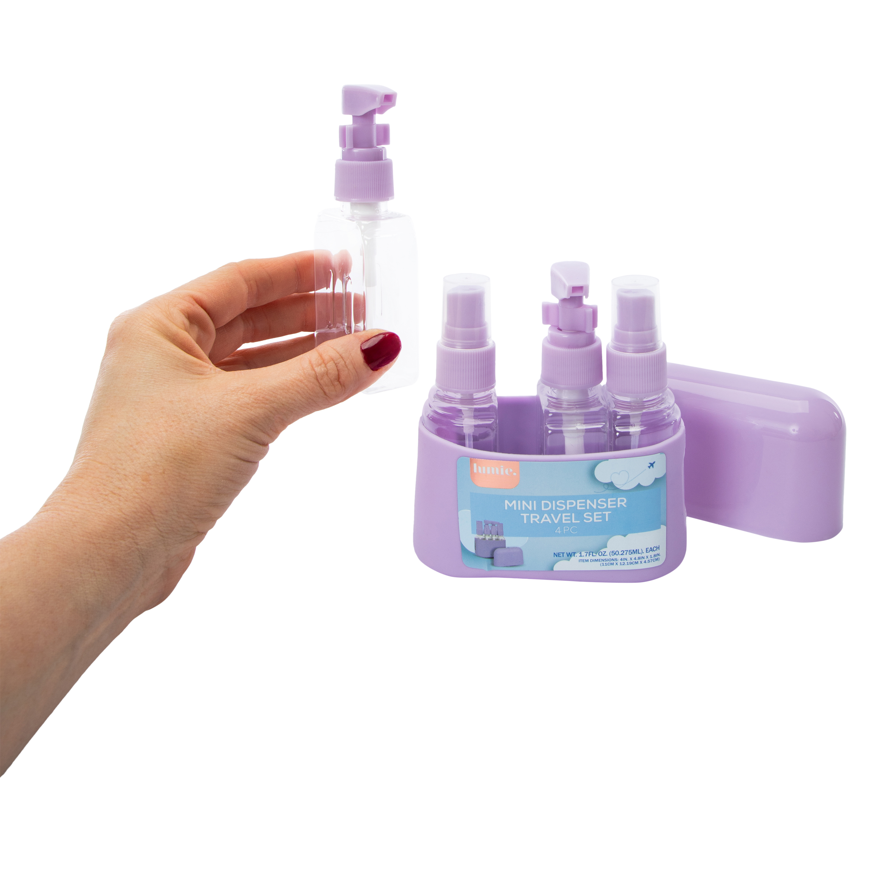 Mini Dispenser Travel Set 4-Count | Five Below