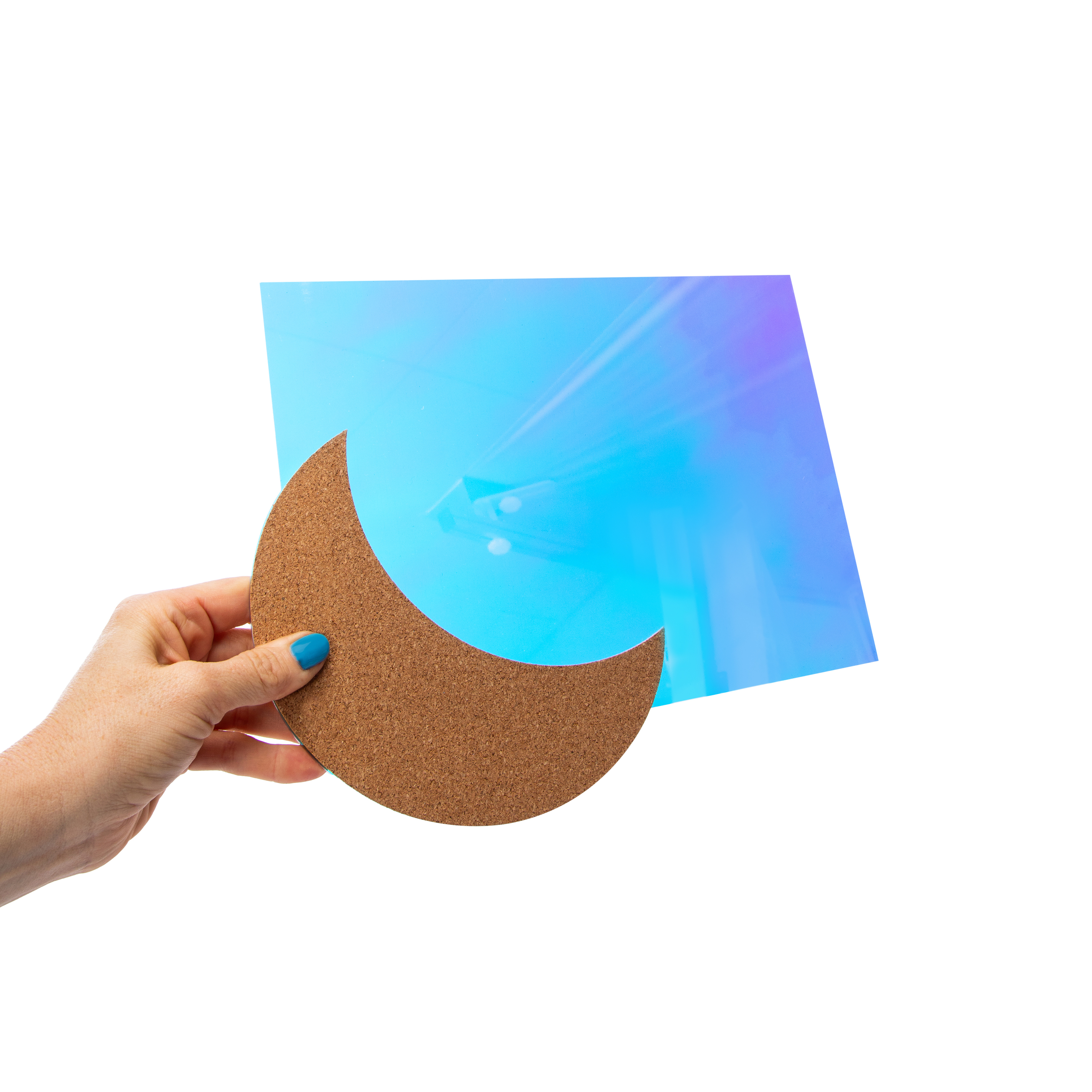 Moon Dry Erase Board With Marker 11.8in x 9.45in