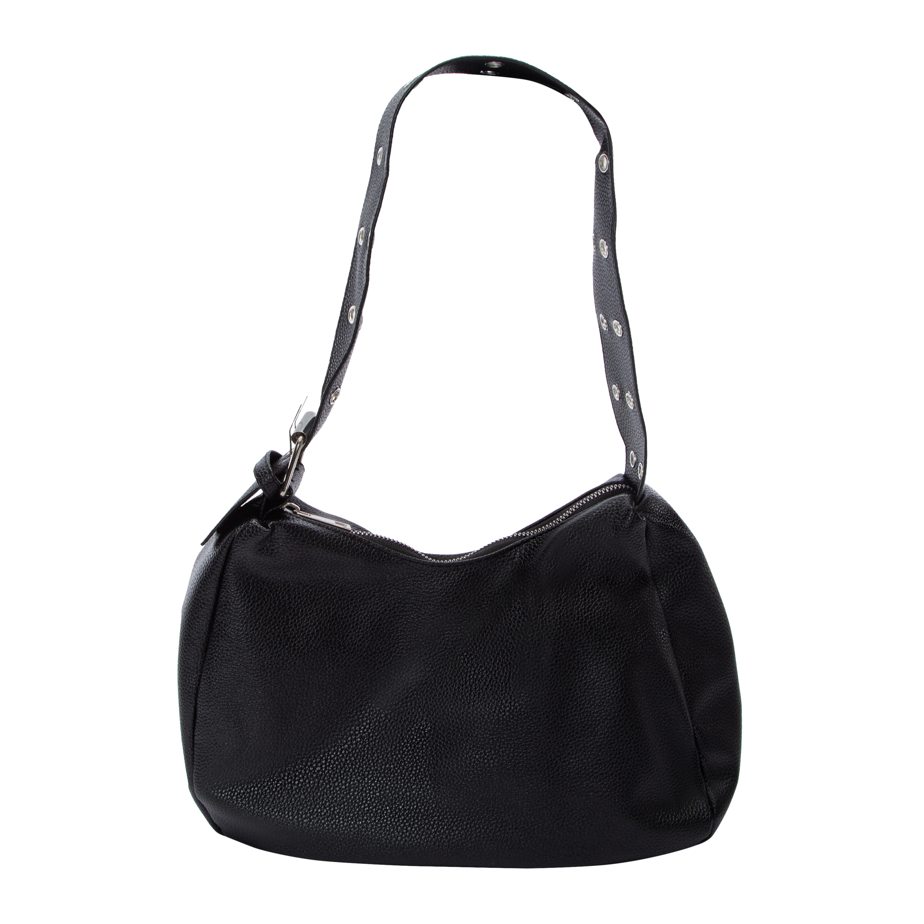 Buckle-Strap Shoulder Bag