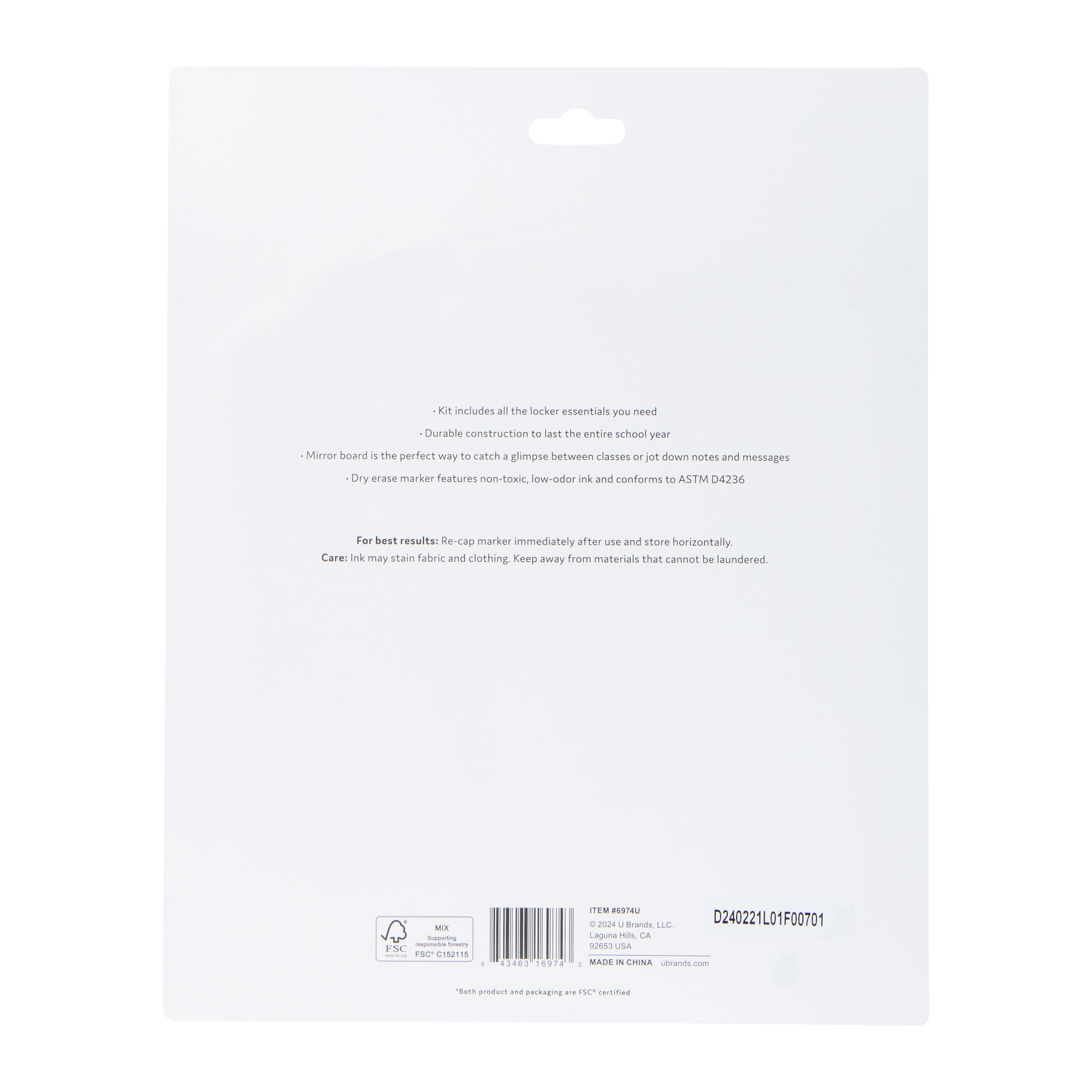 Magnetic Locker Accessory Kit