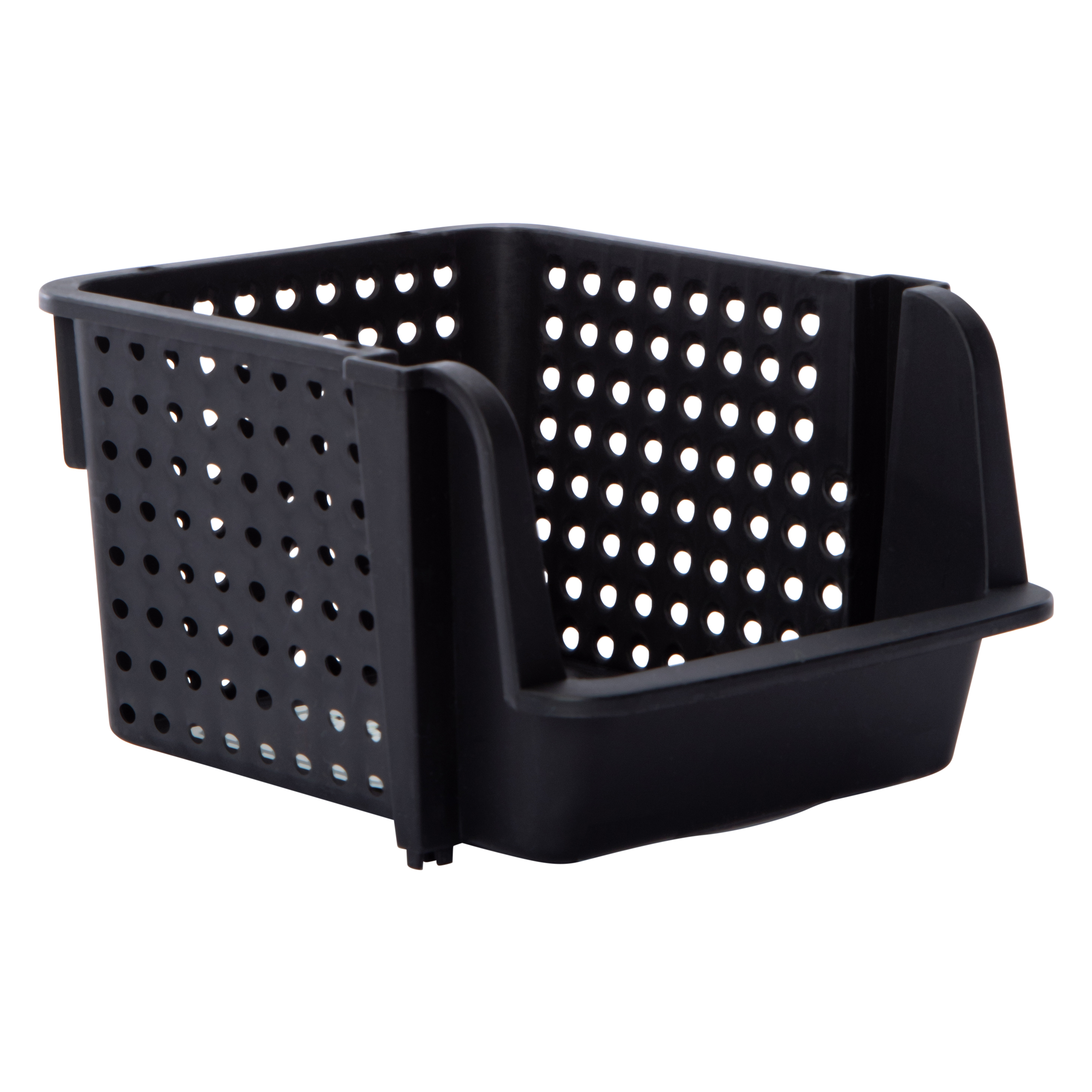 Stackable Mini Plastic Storage Bin 4.72in x 5.5in