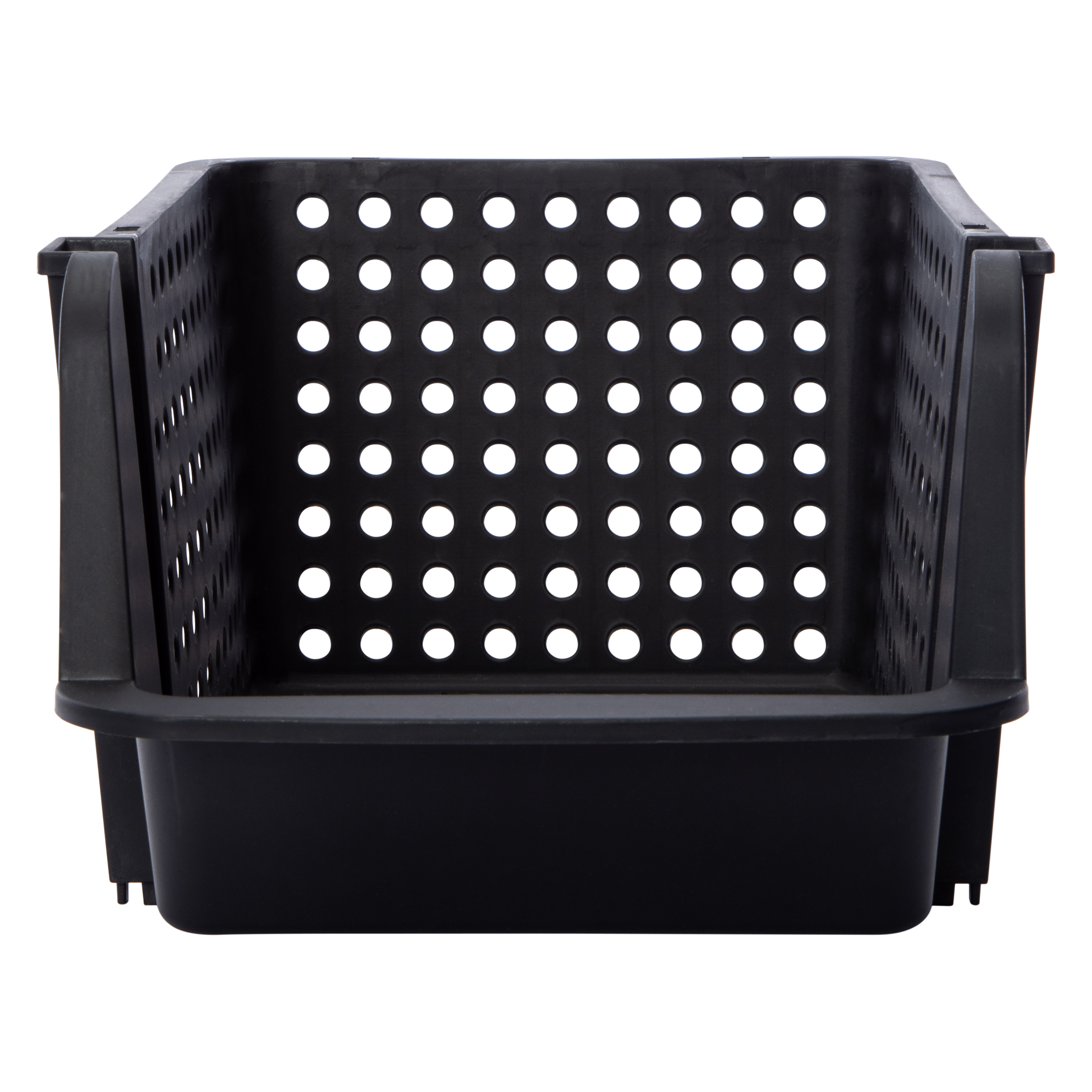 Medium Stackable Plastic Storage Bin 11.61in x 8.66in