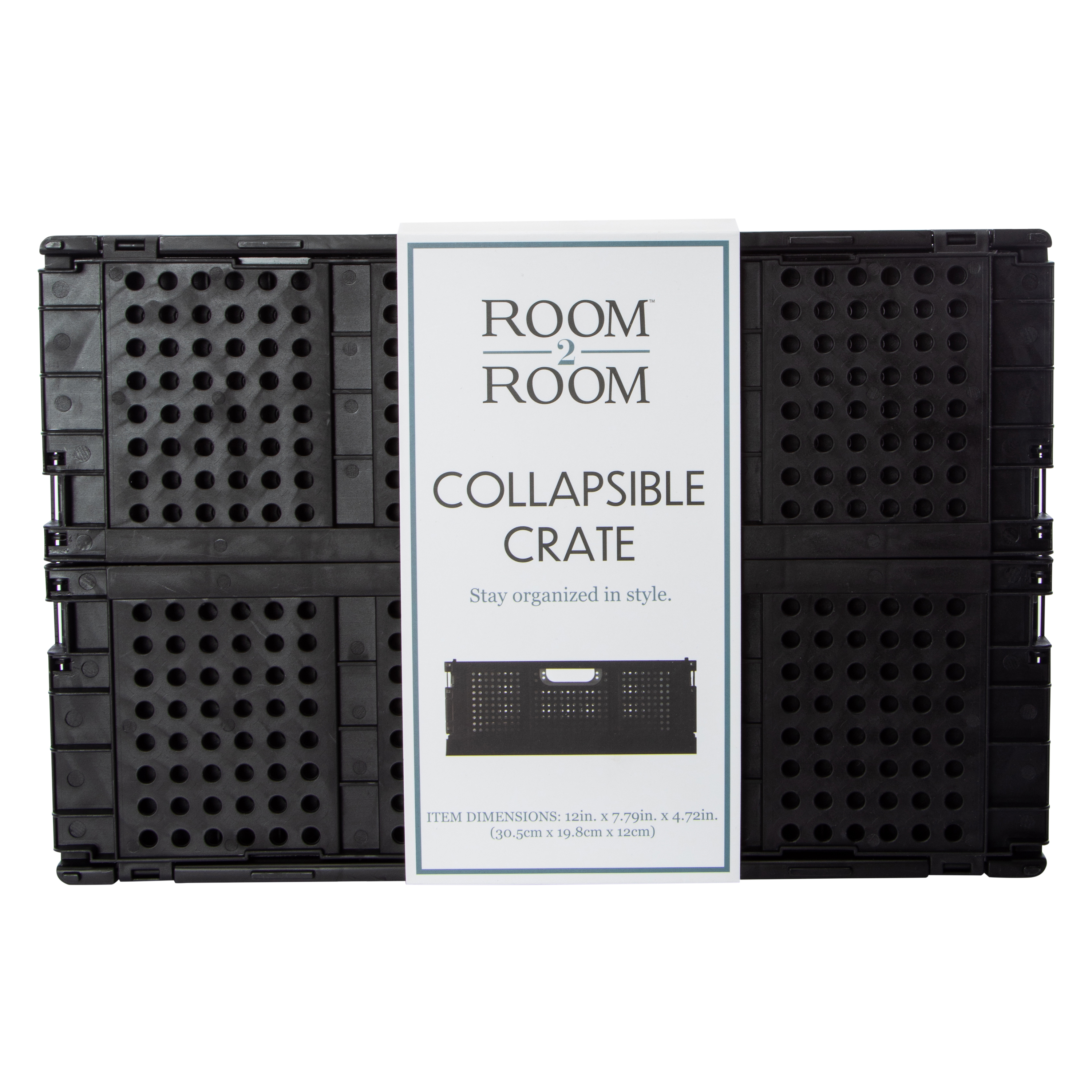 Medium Collapsible Crate 12in x 7.79in