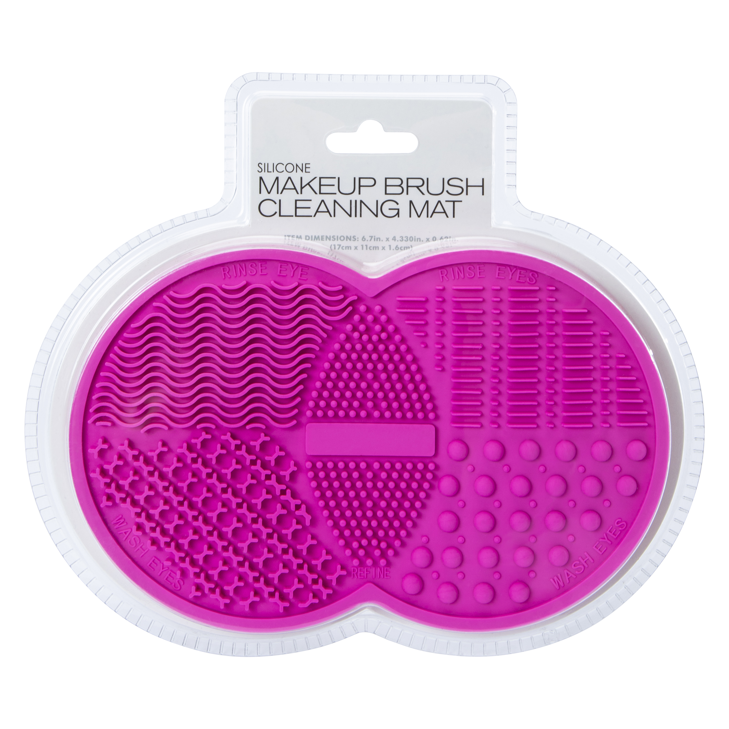 Silicone Makeup Brush Cleaning Mat 6.7in x 4.330in