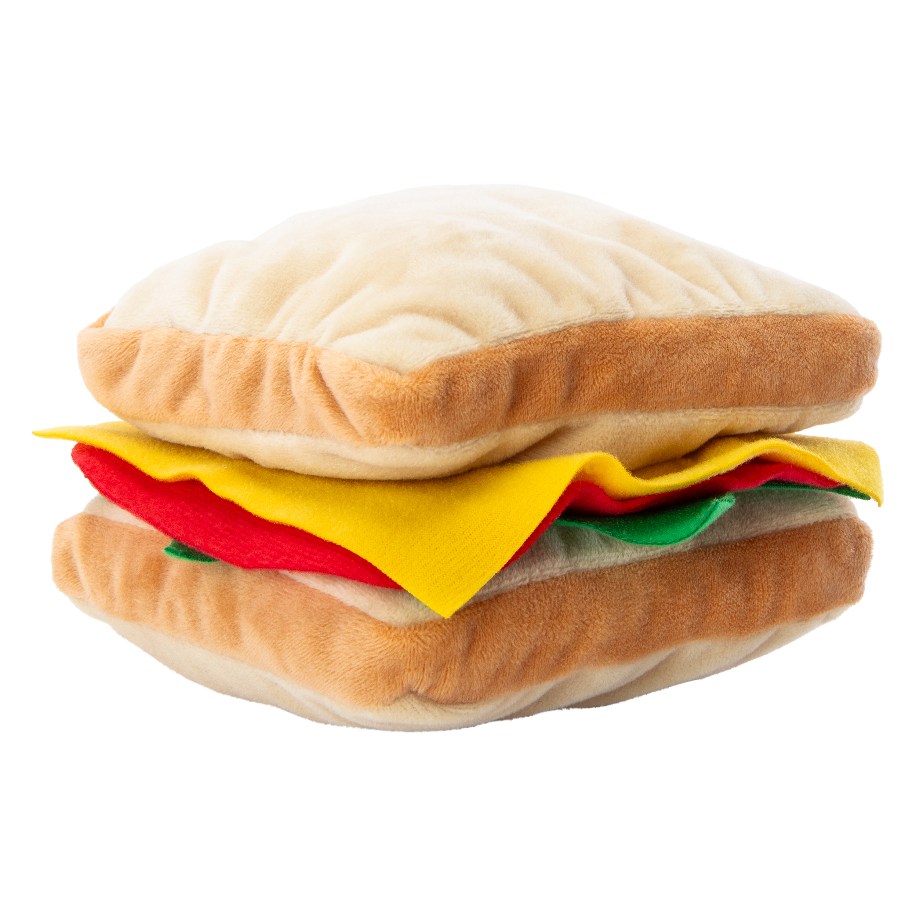 Sandwich Plush Dog Toy