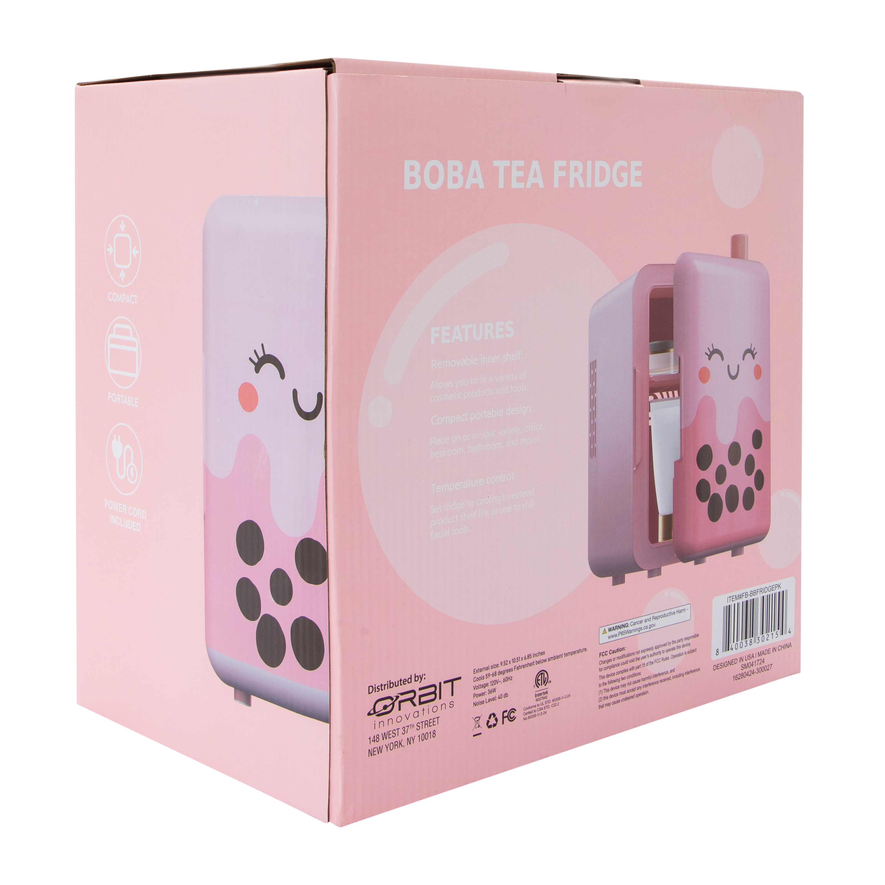 Boba Tea Mini Beauty Fridge