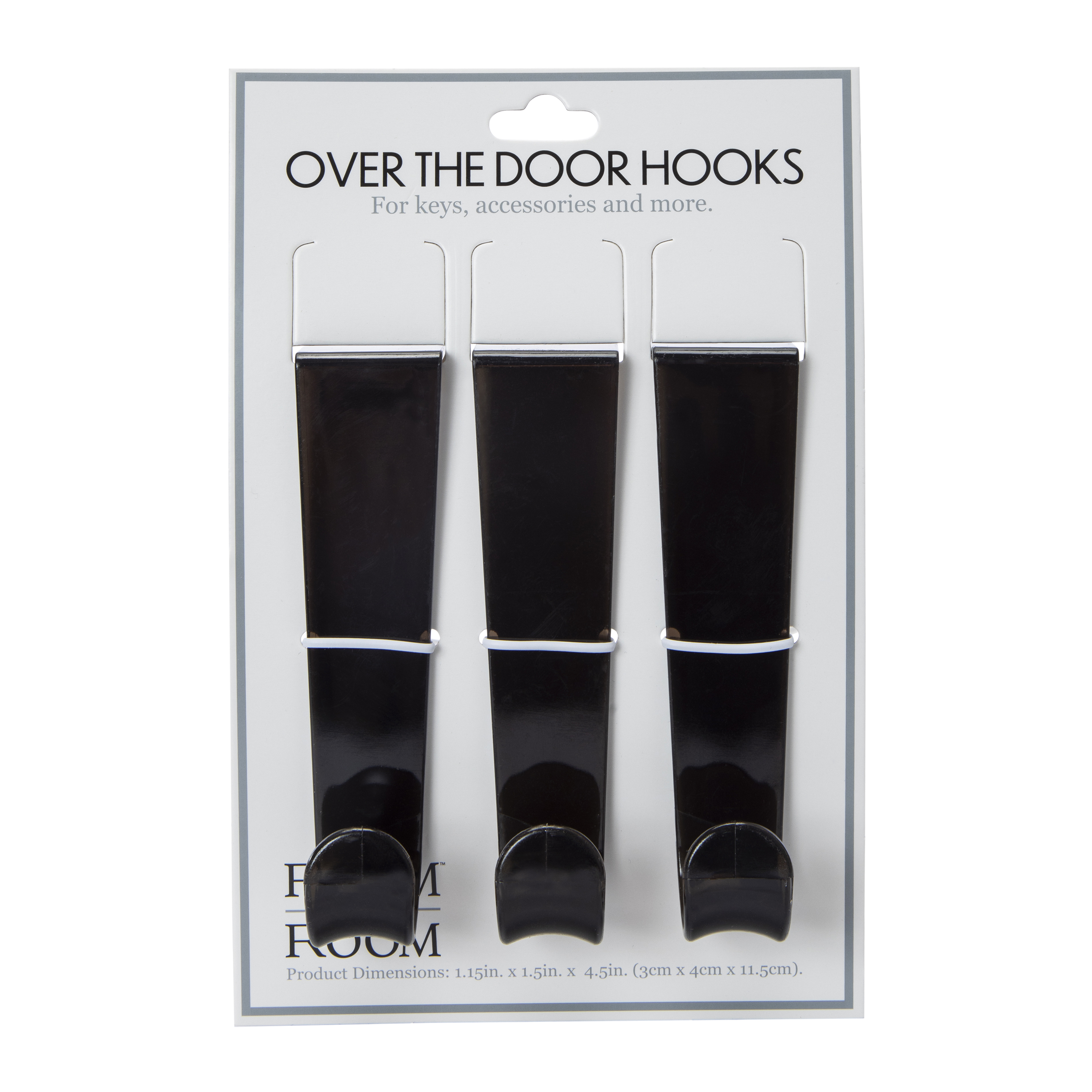 Over The Door Hooks 3-Count
