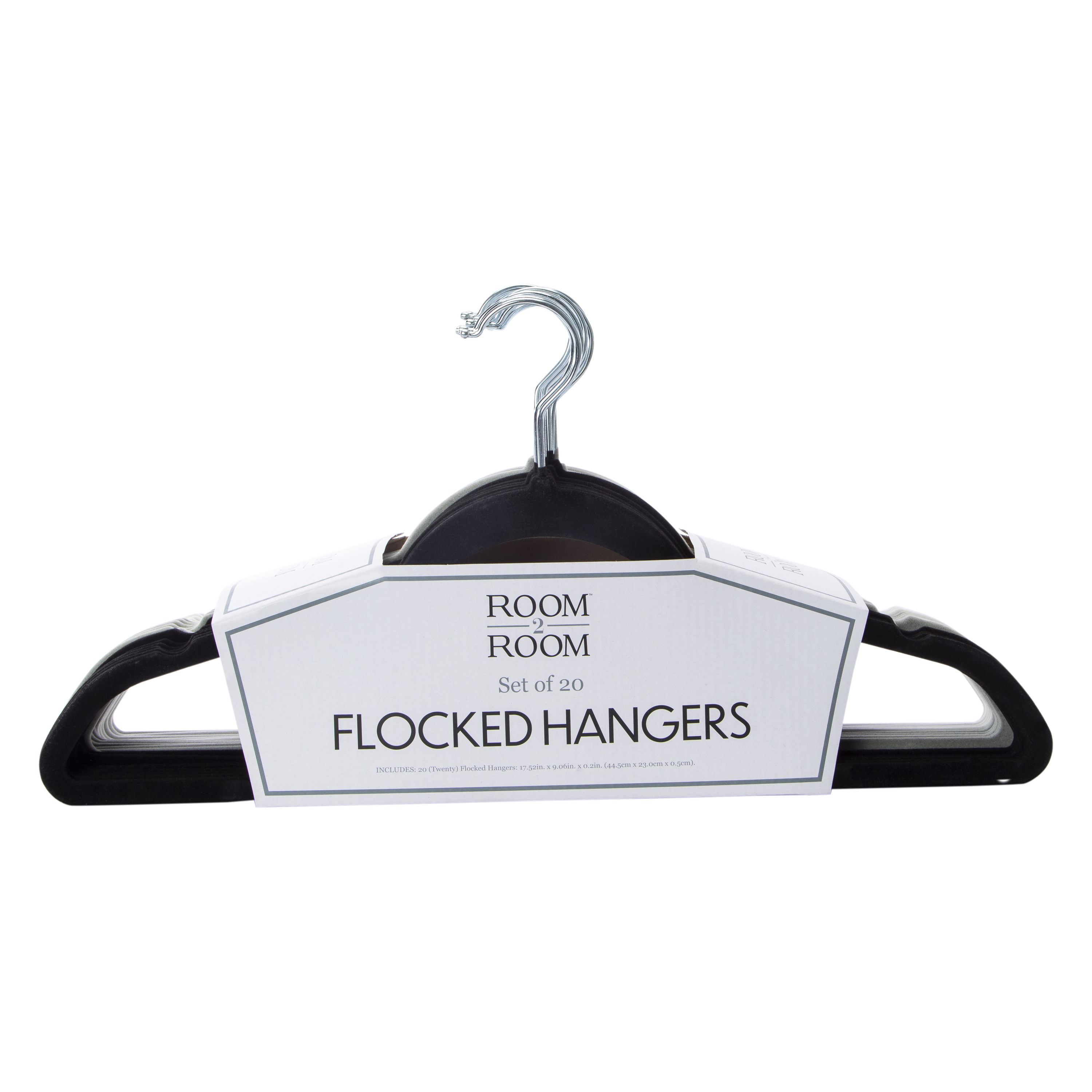 Gradient Flocked Hangers 20-Count